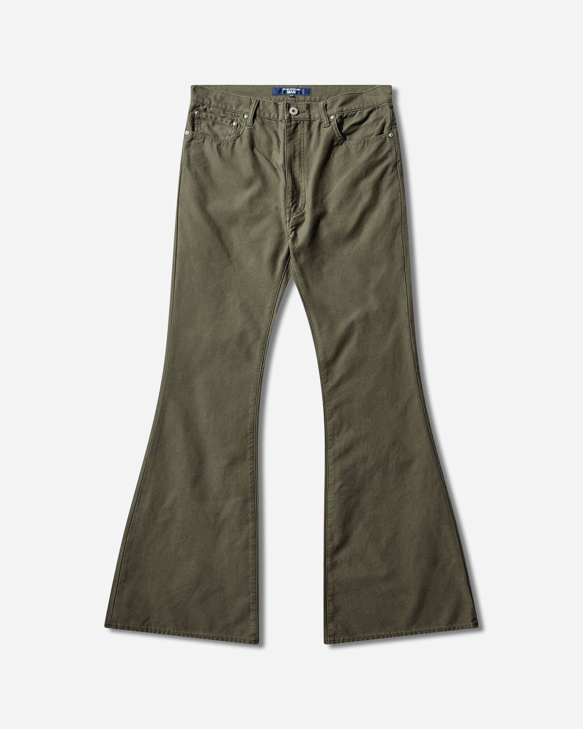Junya Watanabe MAN Men's Flared Bootcut Trousers Khaki