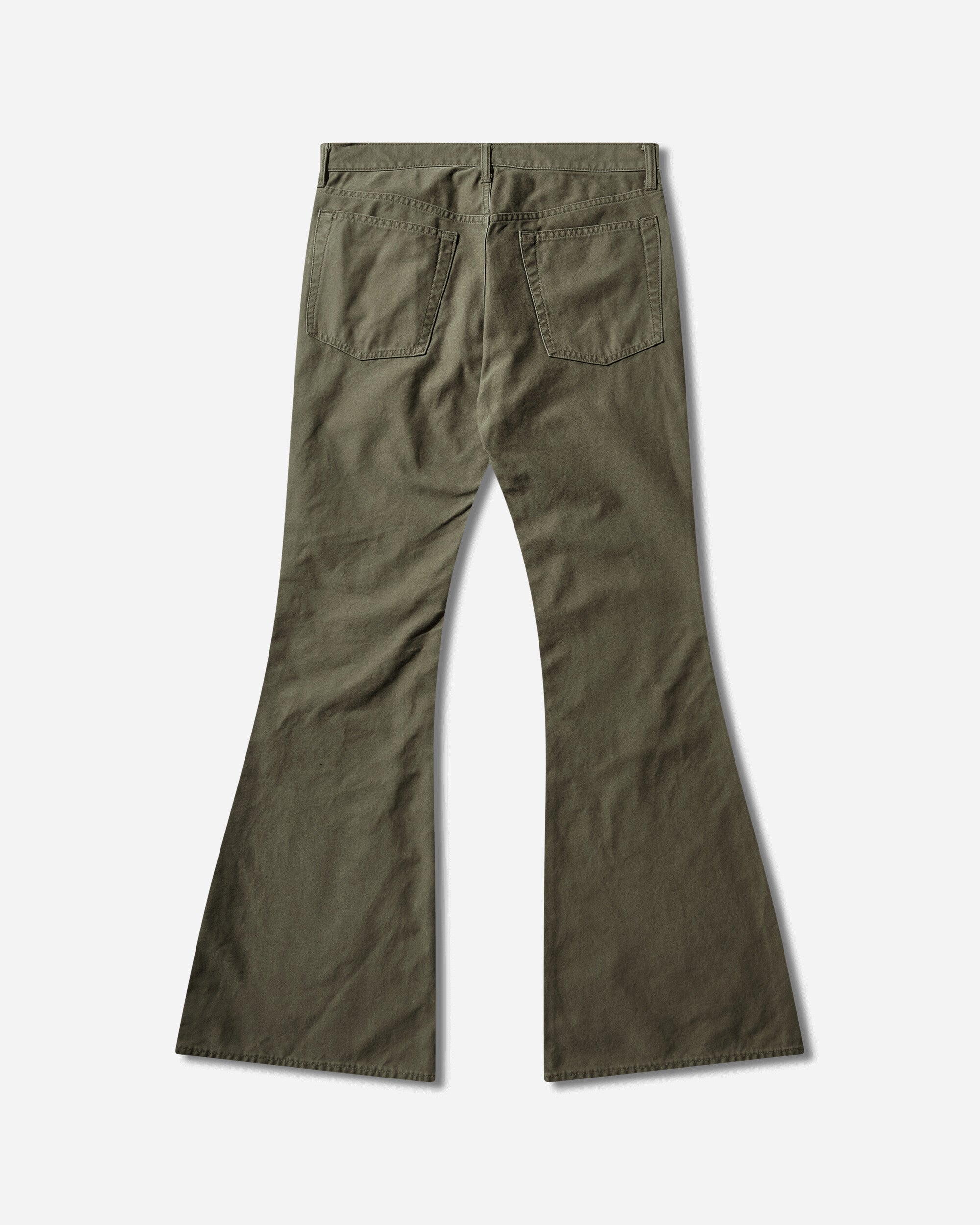 Junya Watanabe MAN Men's Flared Bootcut Trousers Khaki, view 2