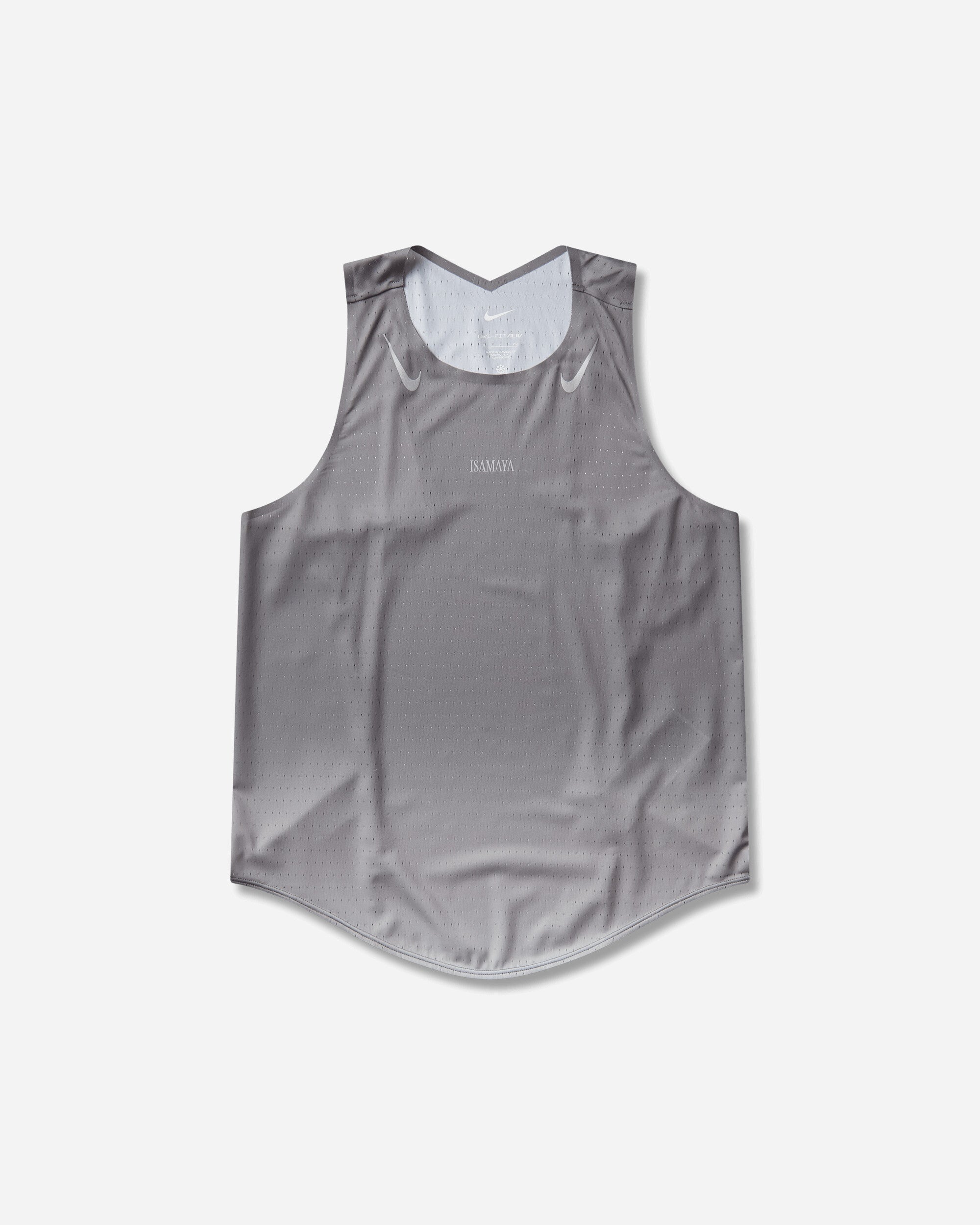 Nike Women's Isamaya Ffrench Dri-FIT ADV Running Vest Smoke Grey / Pure Platinum