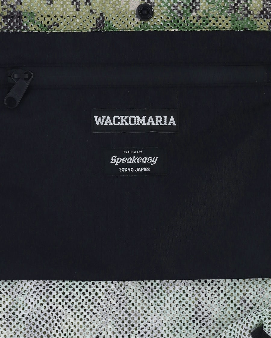 WACKO MARIA Speak Easy Digital Camo Shoulder Bag Khaki, view 6