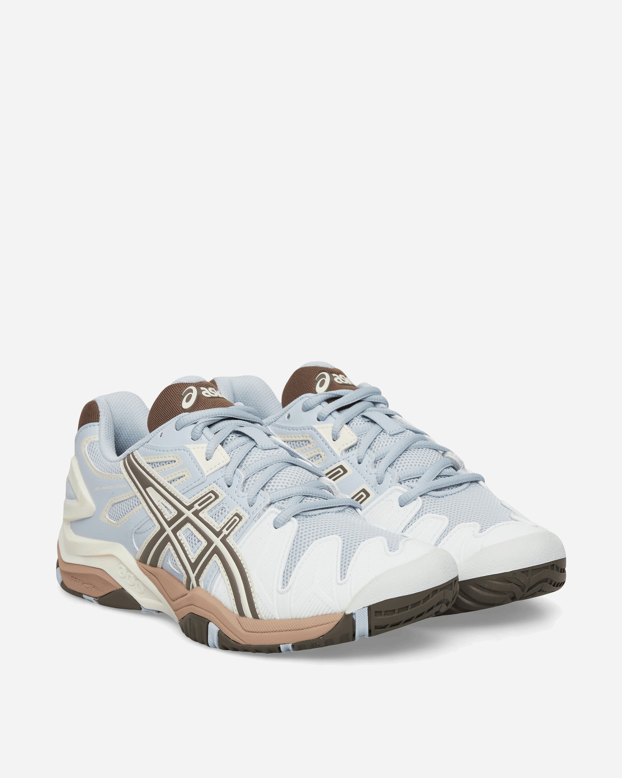 Asics GEL-Resolution 5 Sneakers Storm Cloud / Sepia Brown, view 2