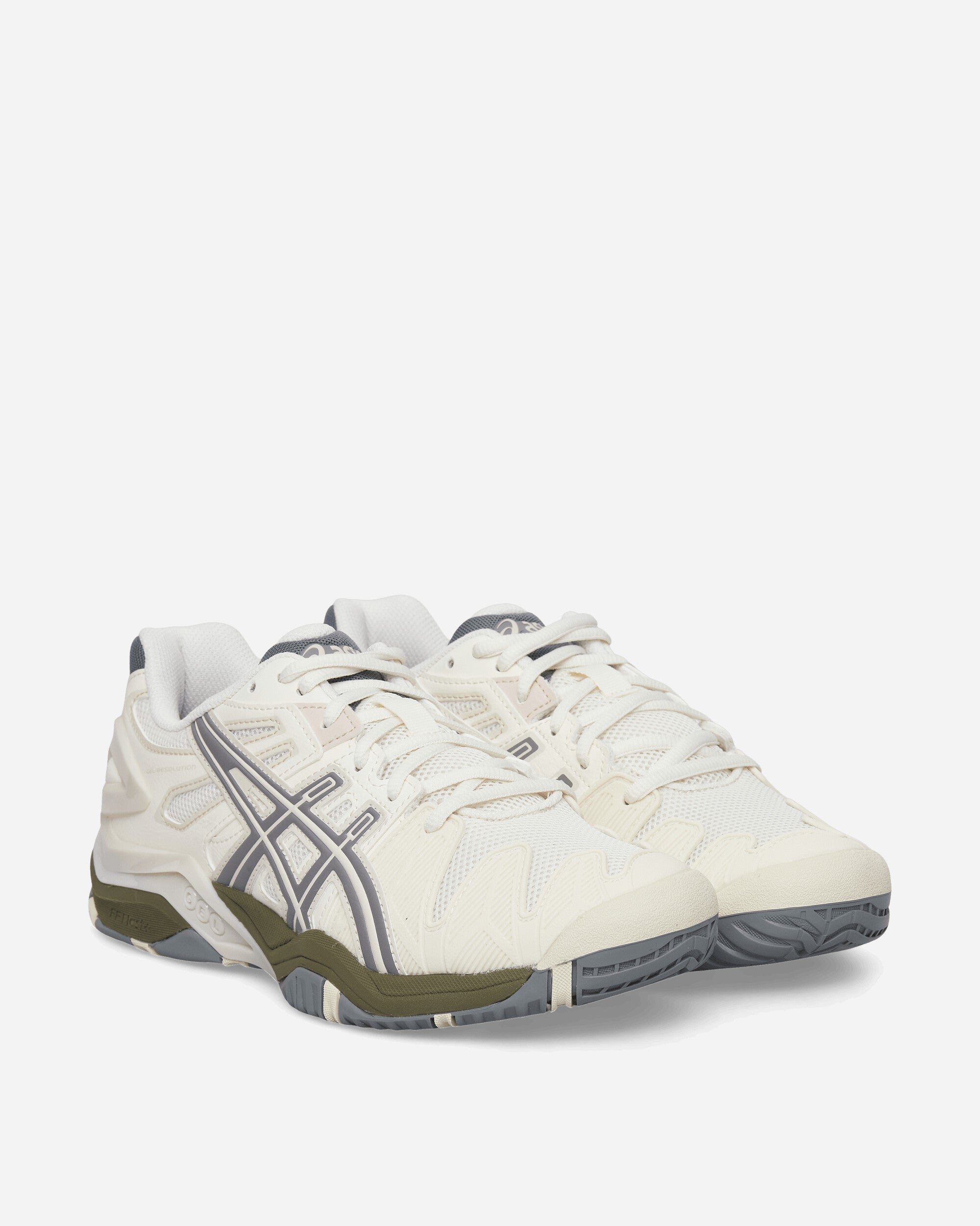 Asics GEL-Resolution 5 Sneakers Cream / Clay Grey, view 2