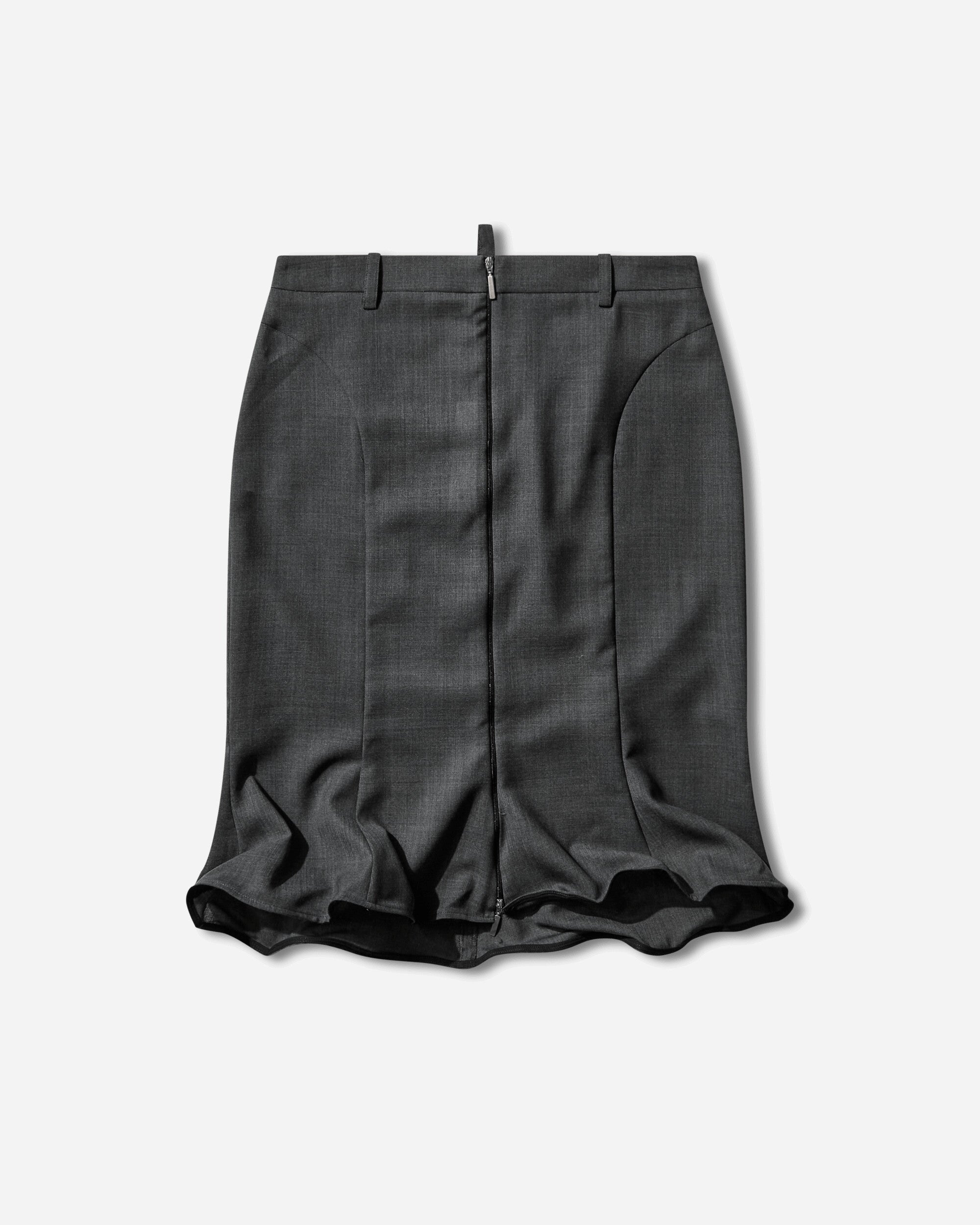 Miista Women's Patty Midi Skirt Cement Grey
