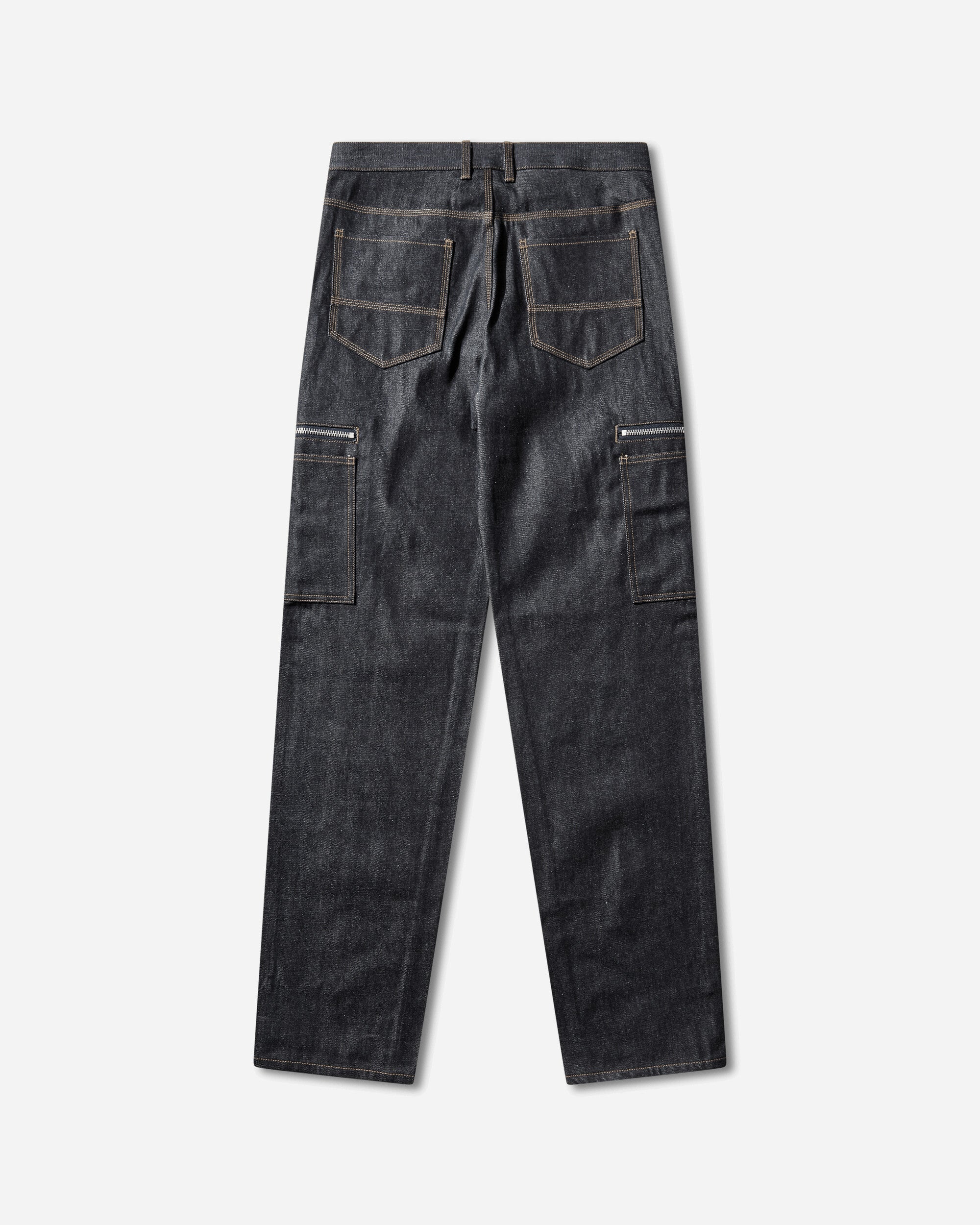 Matthew M. Williams Men's Zip Cargo Jeans Raw Blue, view 2