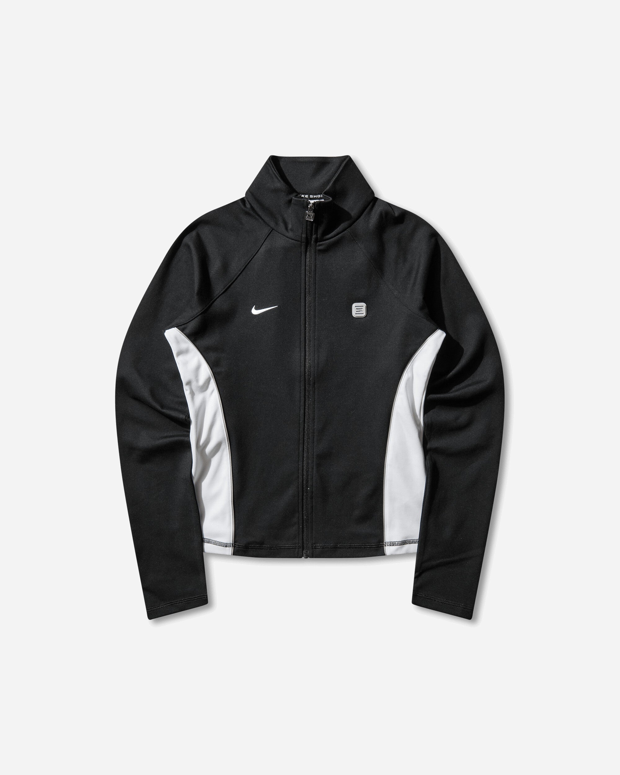 Nike Women's Shox Full-Zip Longsleeve Top Black / White