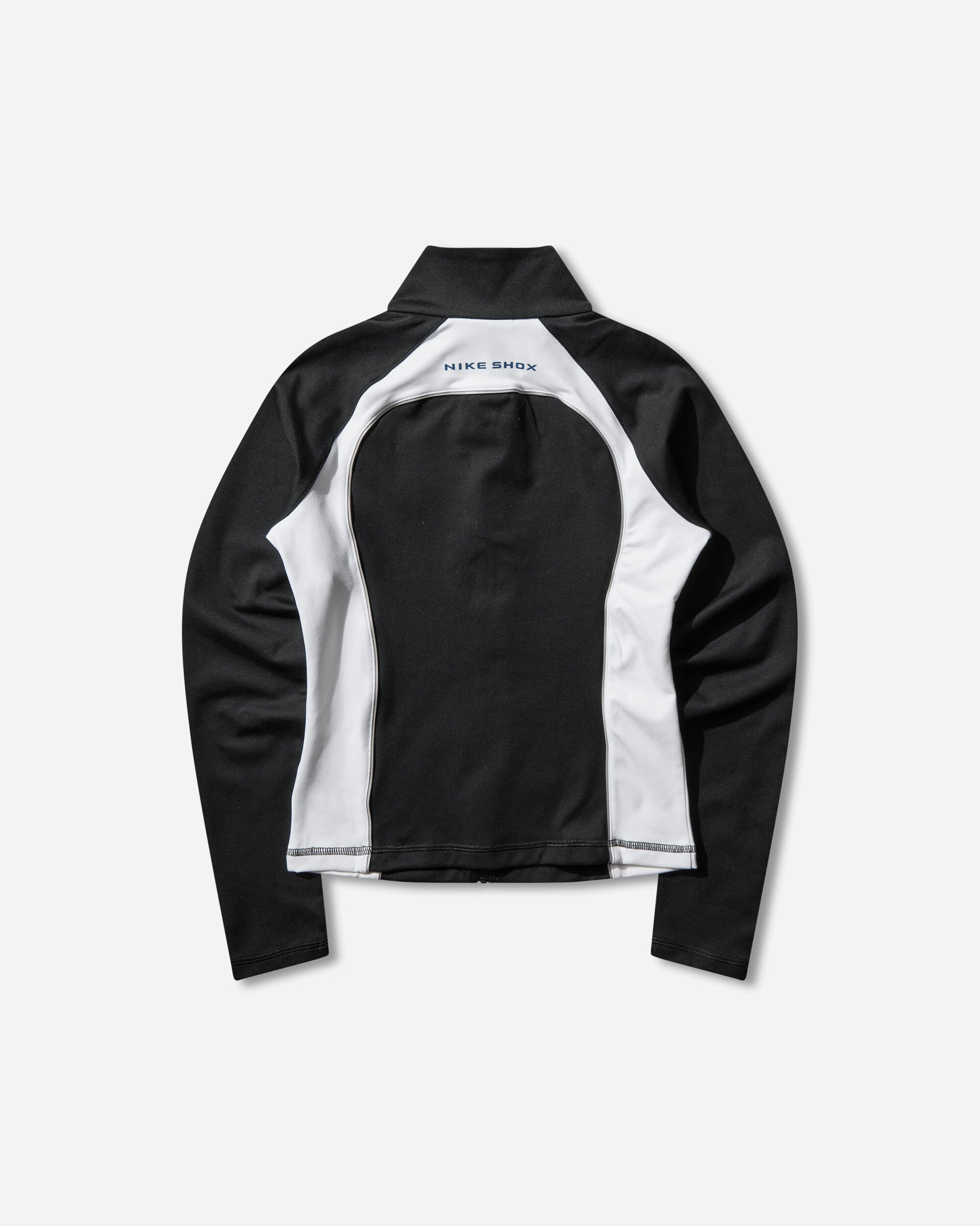 Nike Women's Shox Full-Zip Longsleeve Top Black / White, view 2
