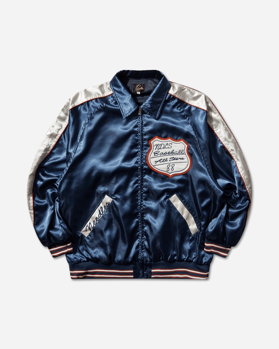 Needles Men's Stadium Jacket Navy