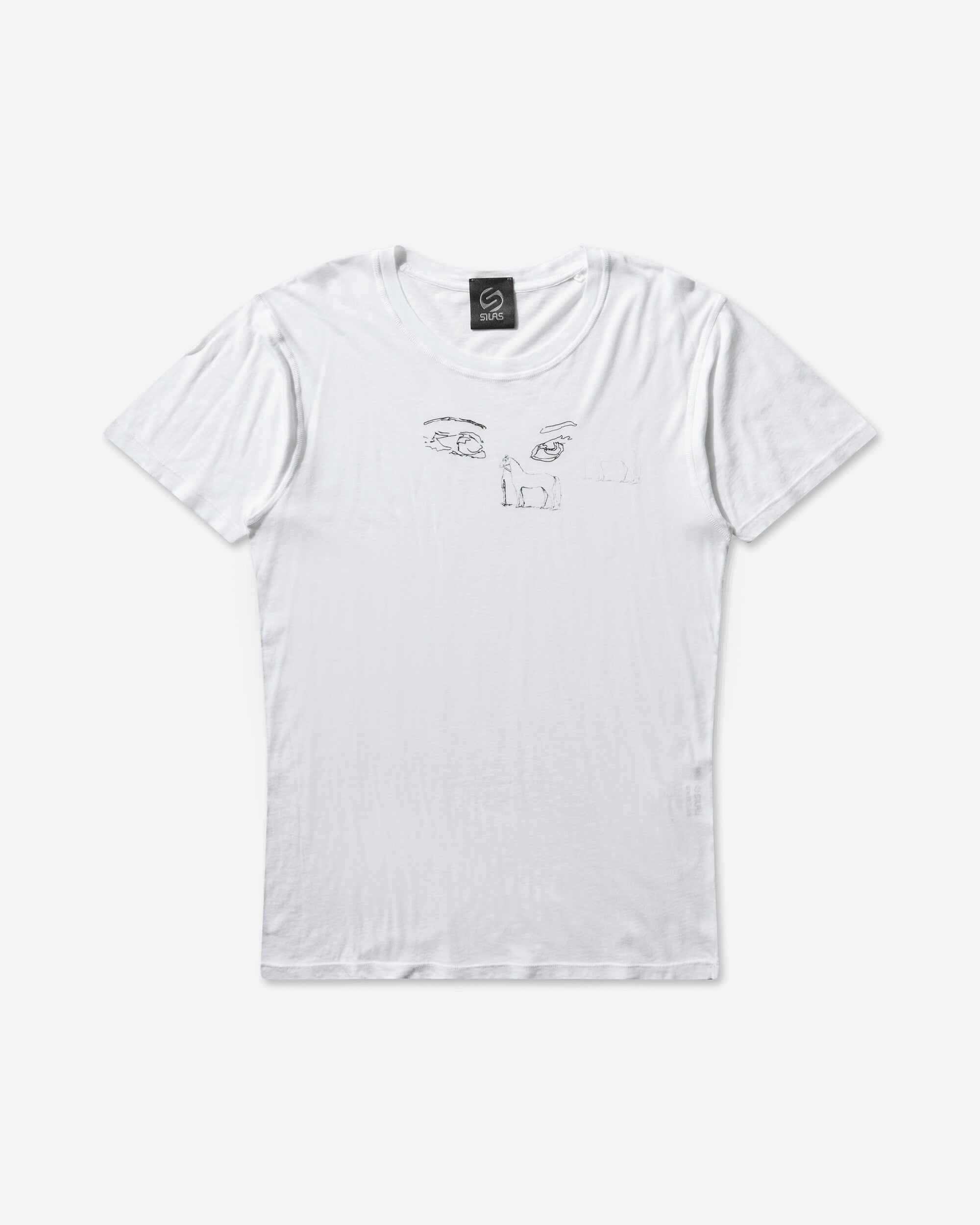 Silas Men's Graphic T-Shirt White