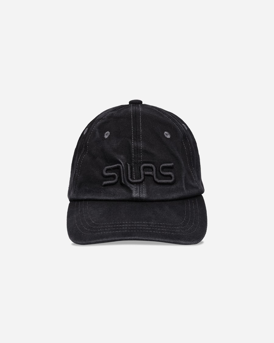 Silas Logo Cap Washed Black, view 3