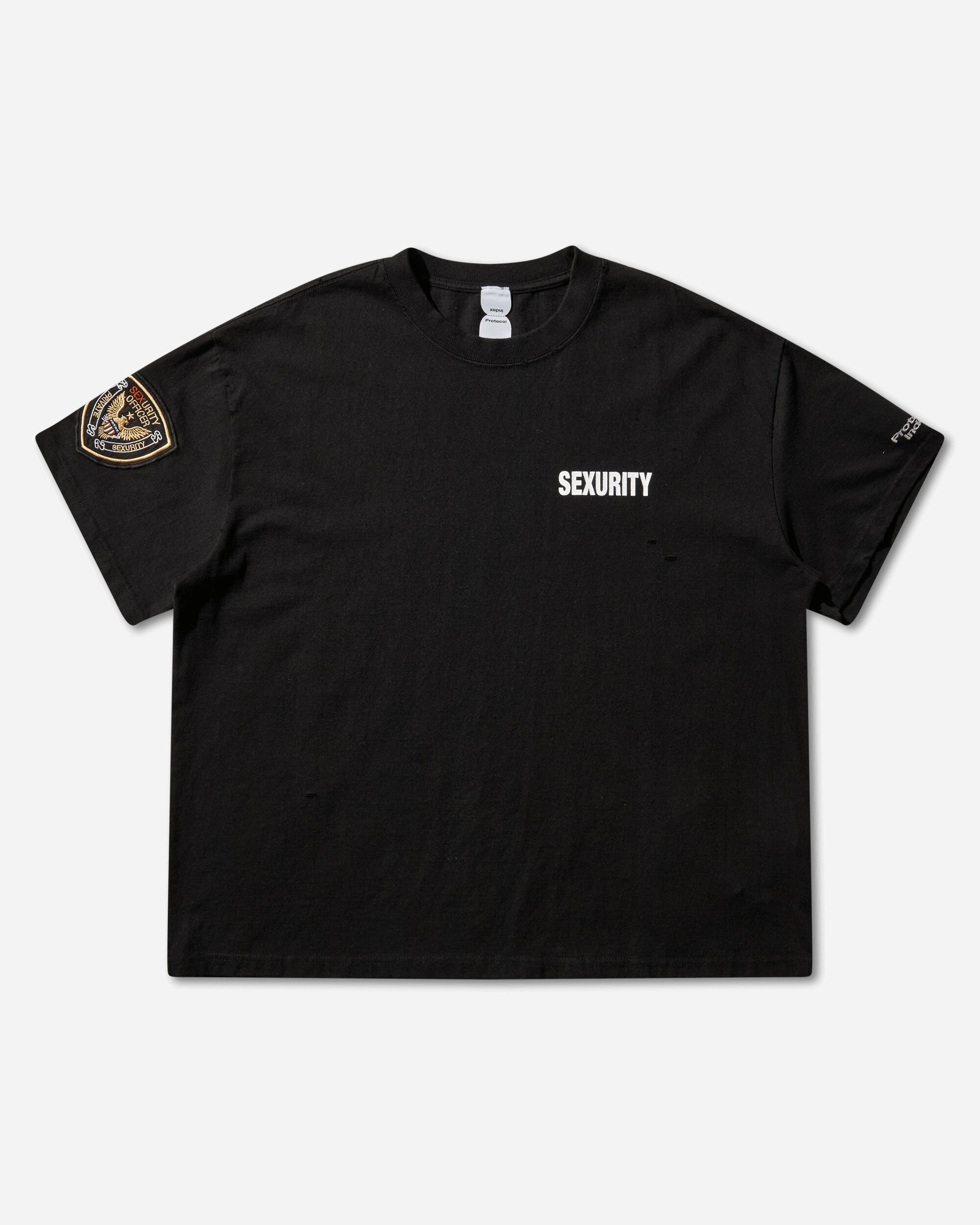 Protocol Index Sexurity T-Shirt Washed Black