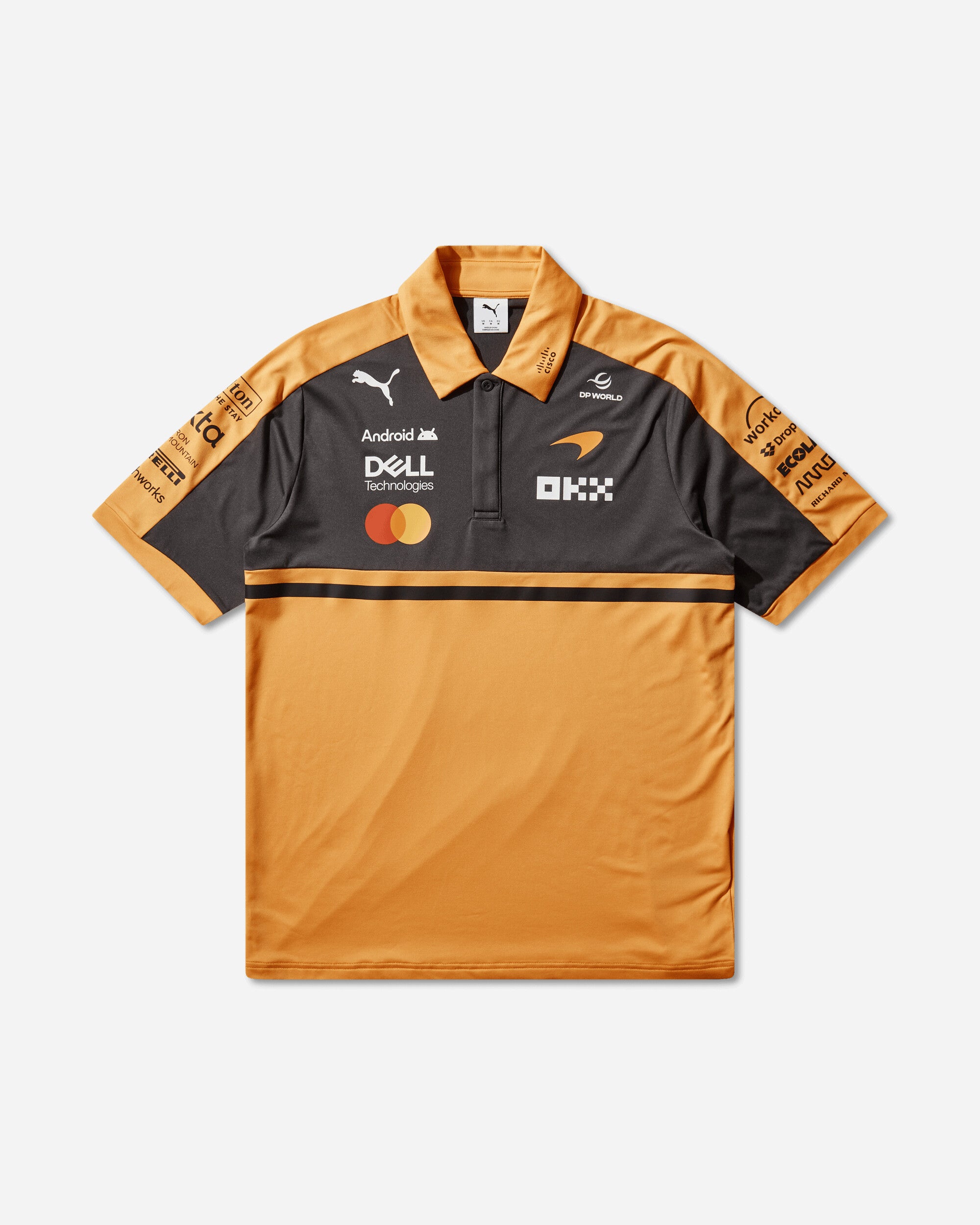 Puma Men's McLAREN RACING Replica Polo Papaya