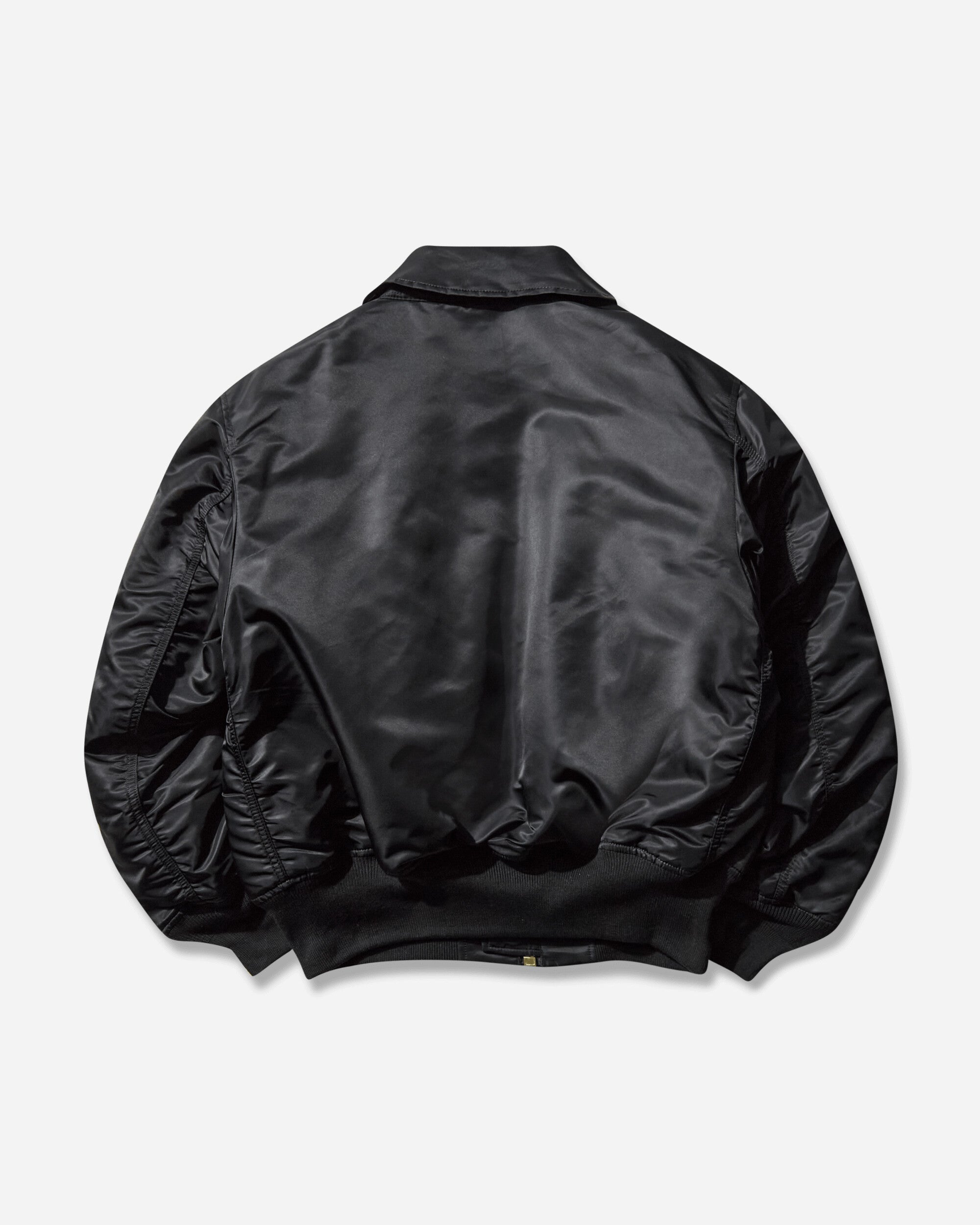 Alpha Industries Men's CWU-45 Heritage Bomber Jacket Black, view 2