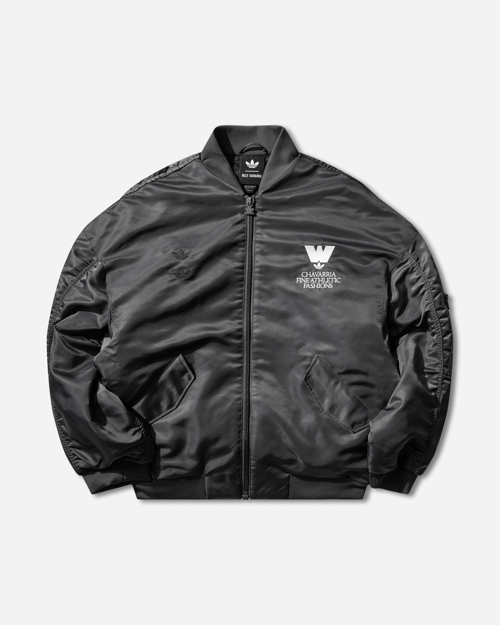 adidas Men's Willy Chavarria Bomber Jacket Grey
