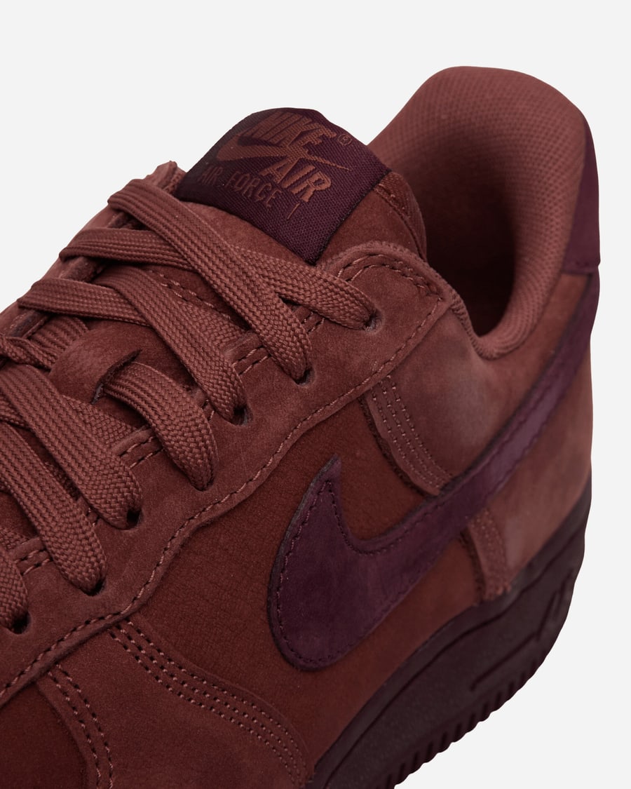 Nike Air Force 1 Low Retro Premium Sneakers Red Sepia / Red Mahogany, view 6