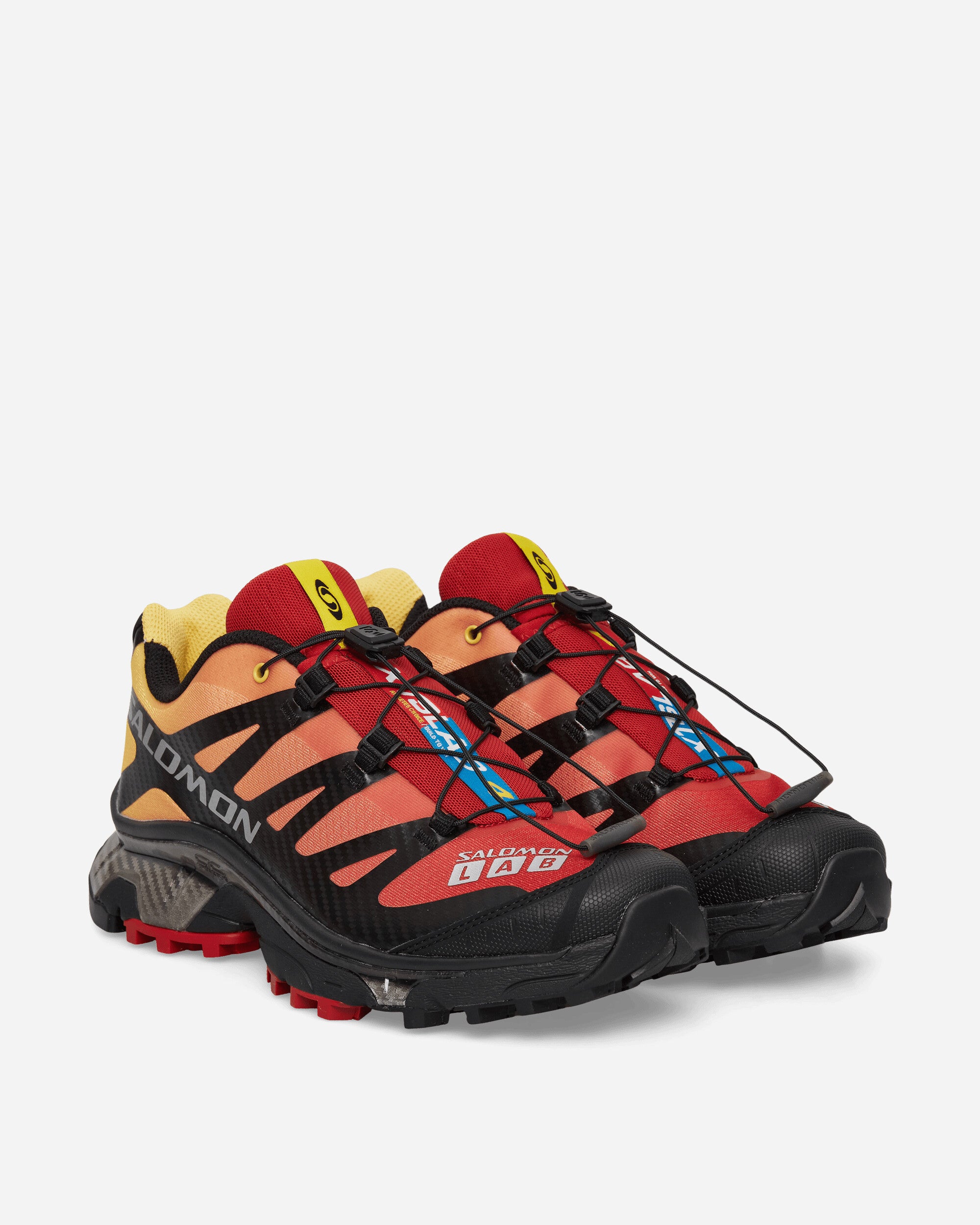 Salomon XT-4 OG Sneakers Lava Falls / Beach Ball / Black, view 2