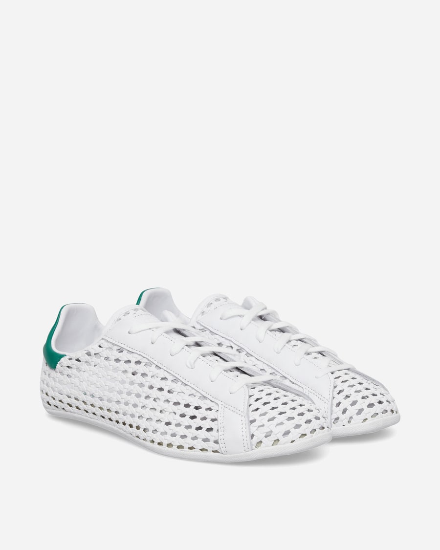 adidas Women's Stan Smith Lo Pro Sneakers Cloud White / Bold Green, view 2