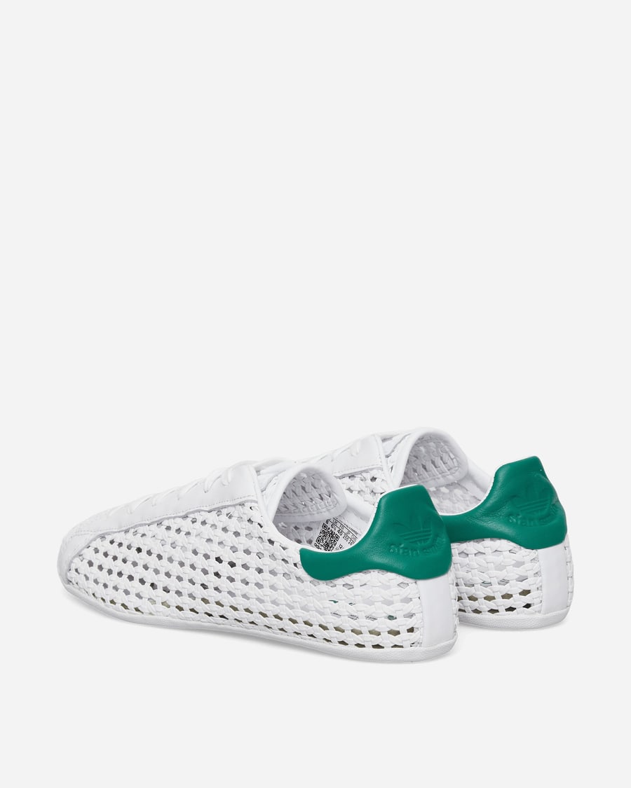 adidas Women's Stan Smith Lo Pro Sneakers Cloud White / Bold Green, view 4