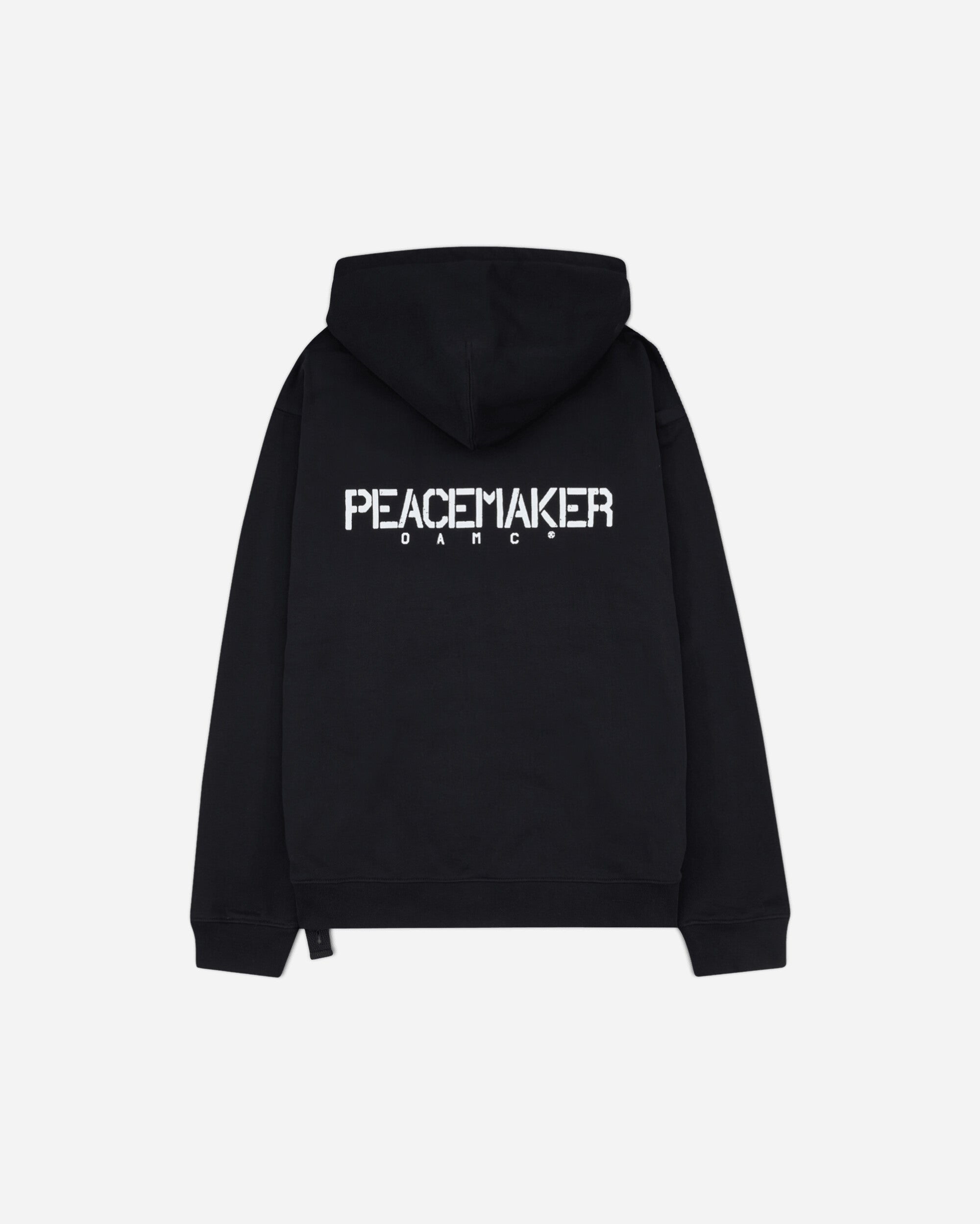 OAMC Peacemaker Men's Stencil Print Hoodie Black, view 2