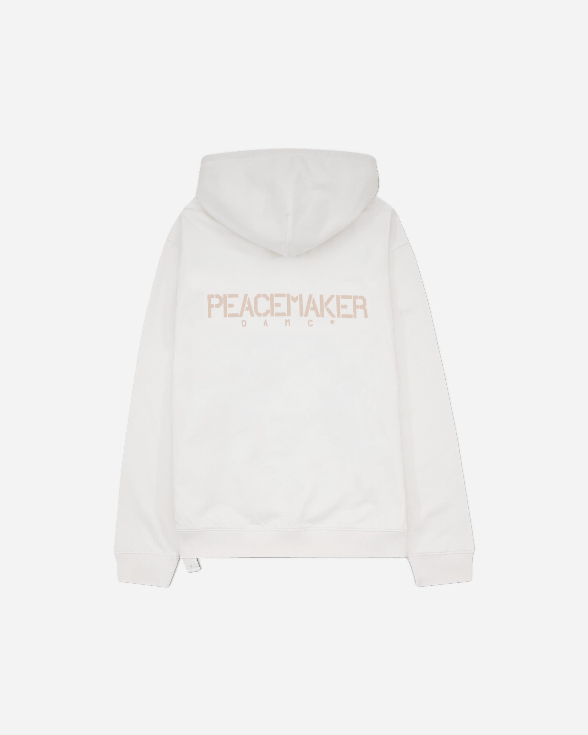 OAMC Peacemaker Men's Stencil Print Hoodie White, view 2