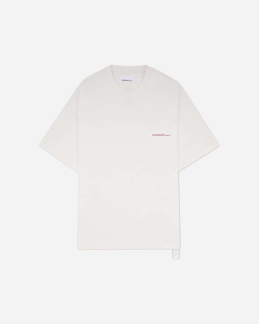 OAMC Peacemaker Men's Keys Print Oversized Fit T-Shirt White