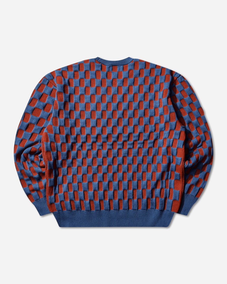 Cav Empt Men's Rectangular Block Knit Sweater Blue, view 2