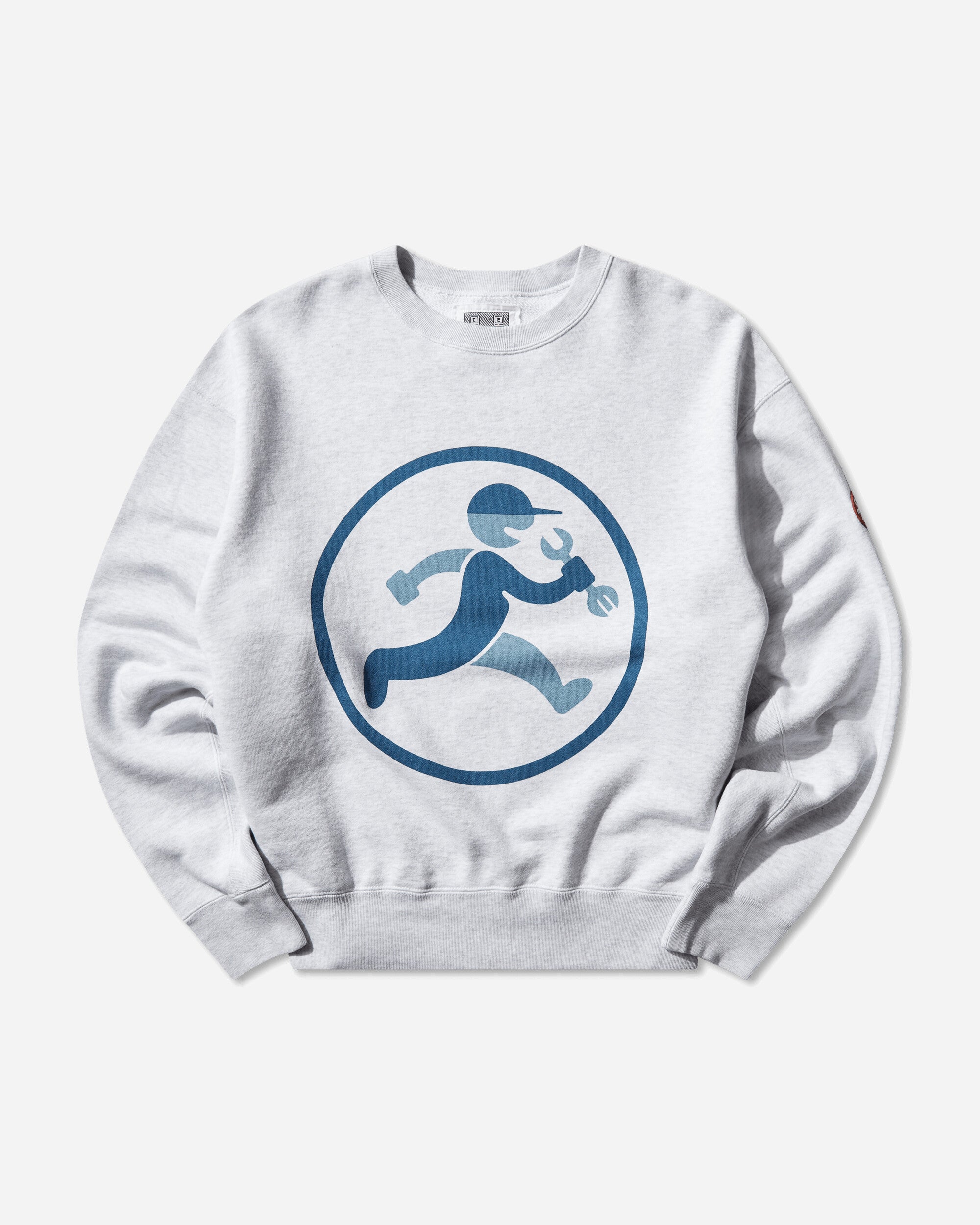 Cav Empt Men's AS HSF-001 Crewneck Sweatshirt Grey