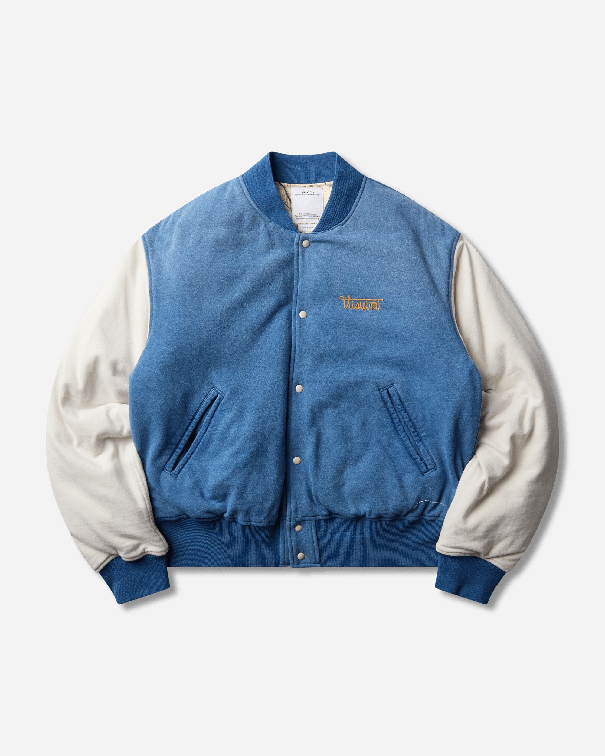 visvim Men's Varsity Era Down Jacket Light Indigo