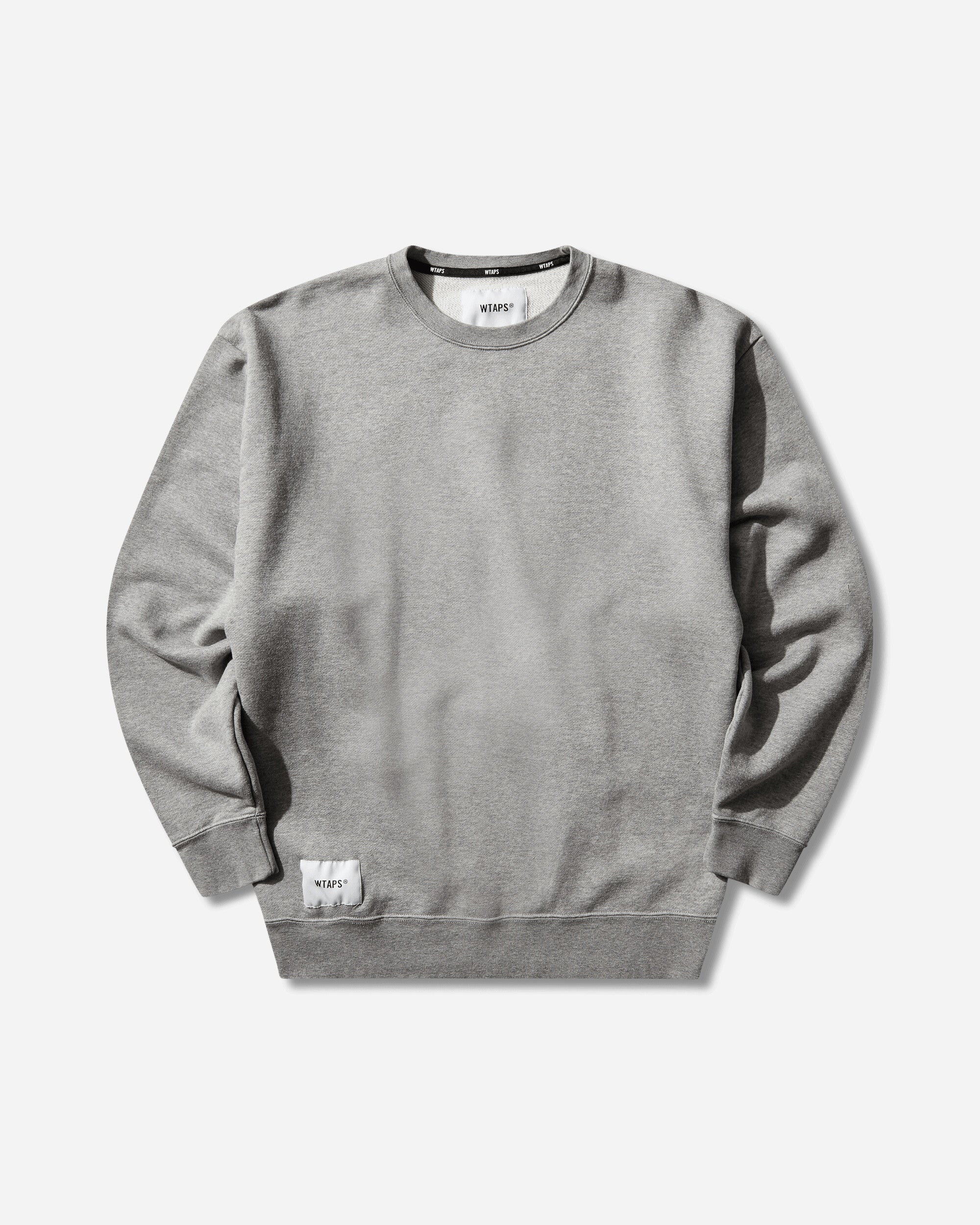 WTAPS Men's SIGN-YD Crewneck Sweatshirt Ash Grey