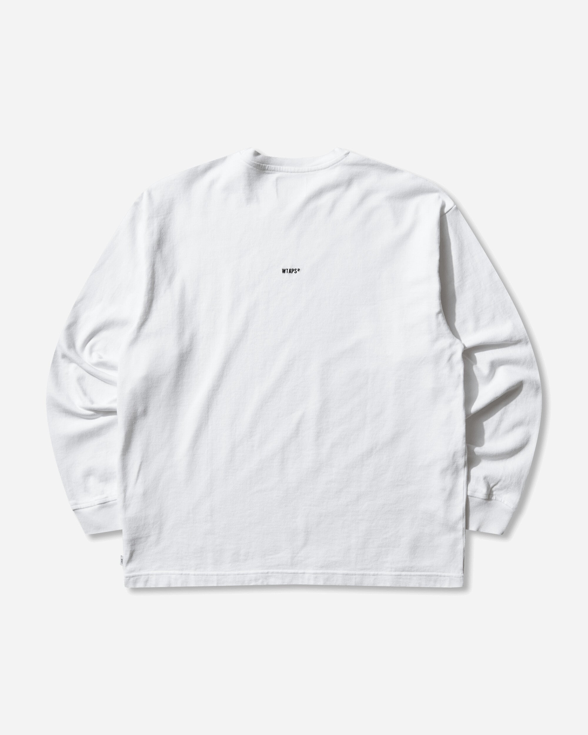 WTAPS Men's SIGN-YD Longsleeve T-Shirt White, view 2