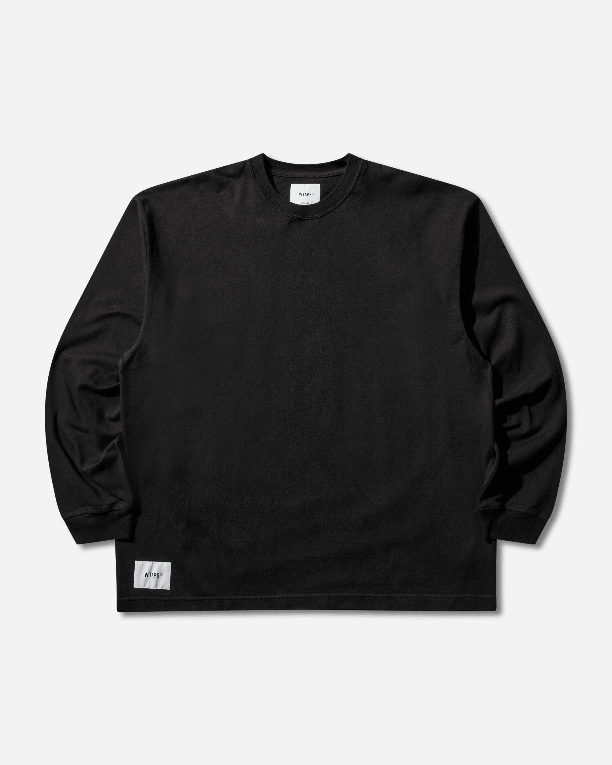 WTAPS Men's SIGN-YD Longsleeve T-Shirt Black