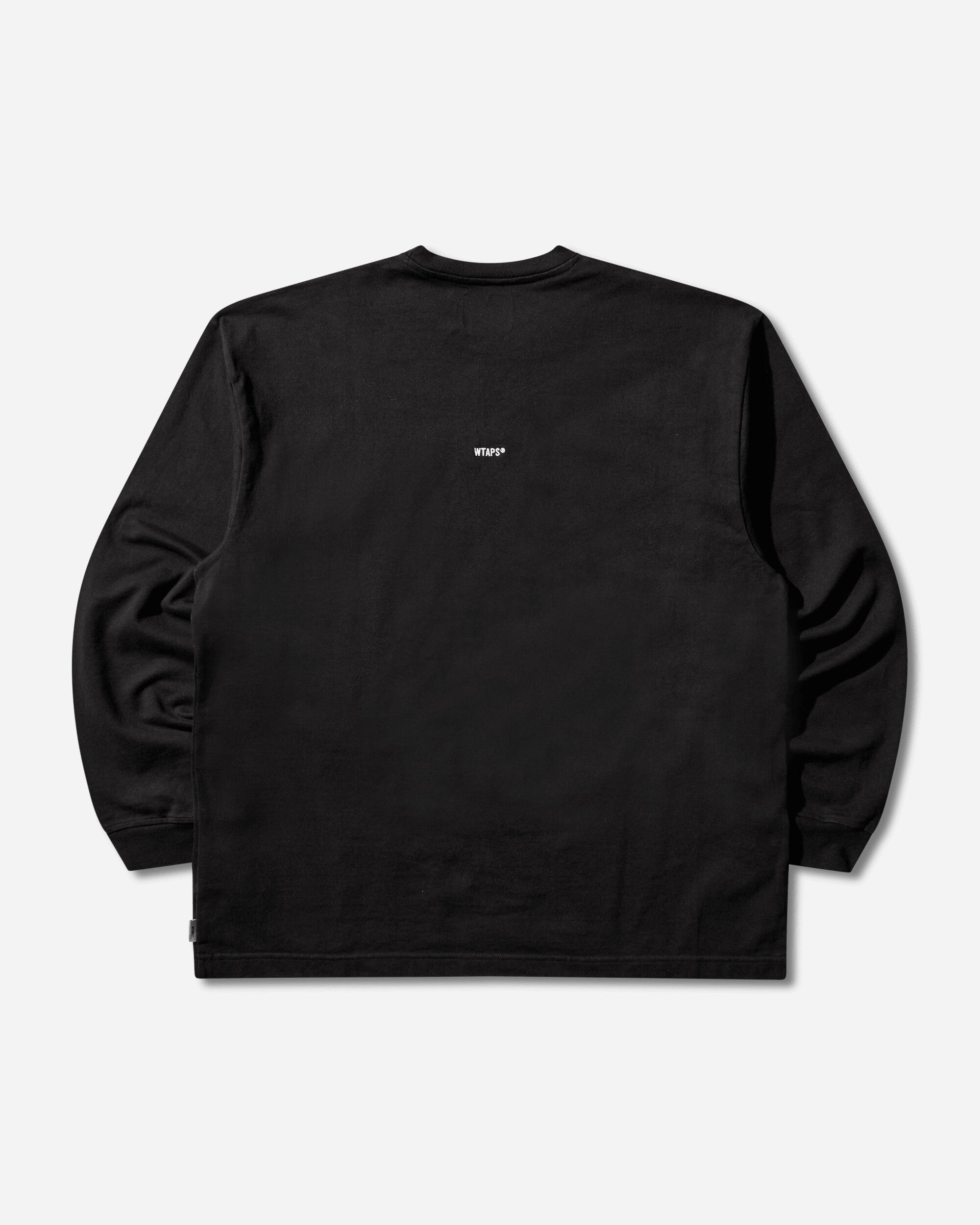 WTAPS Men's SIGN-YD Longsleeve T-Shirt Black, view 2