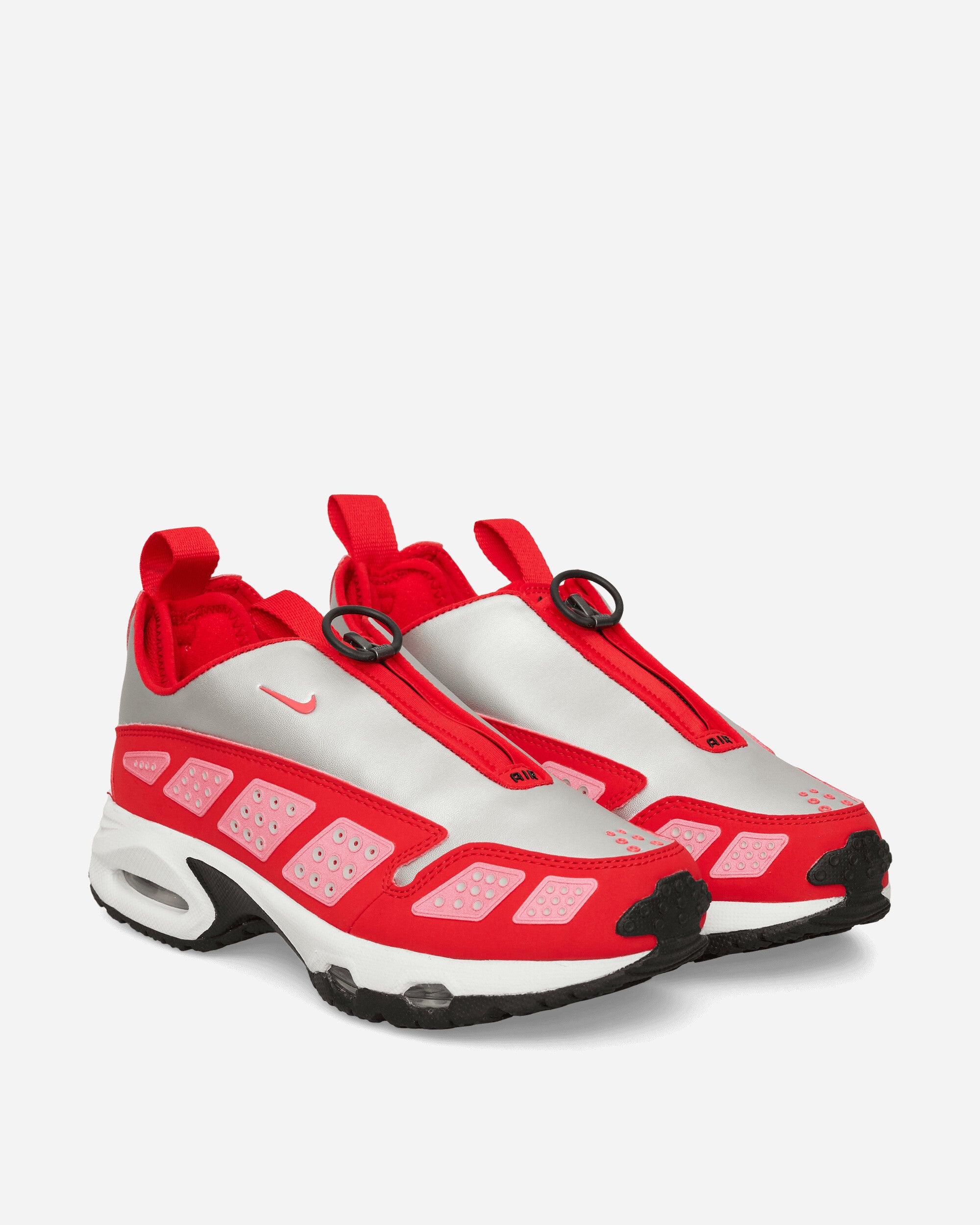 Nike Women's Air Max SNDR Sneakers Silver / Fusion Red, view 2
