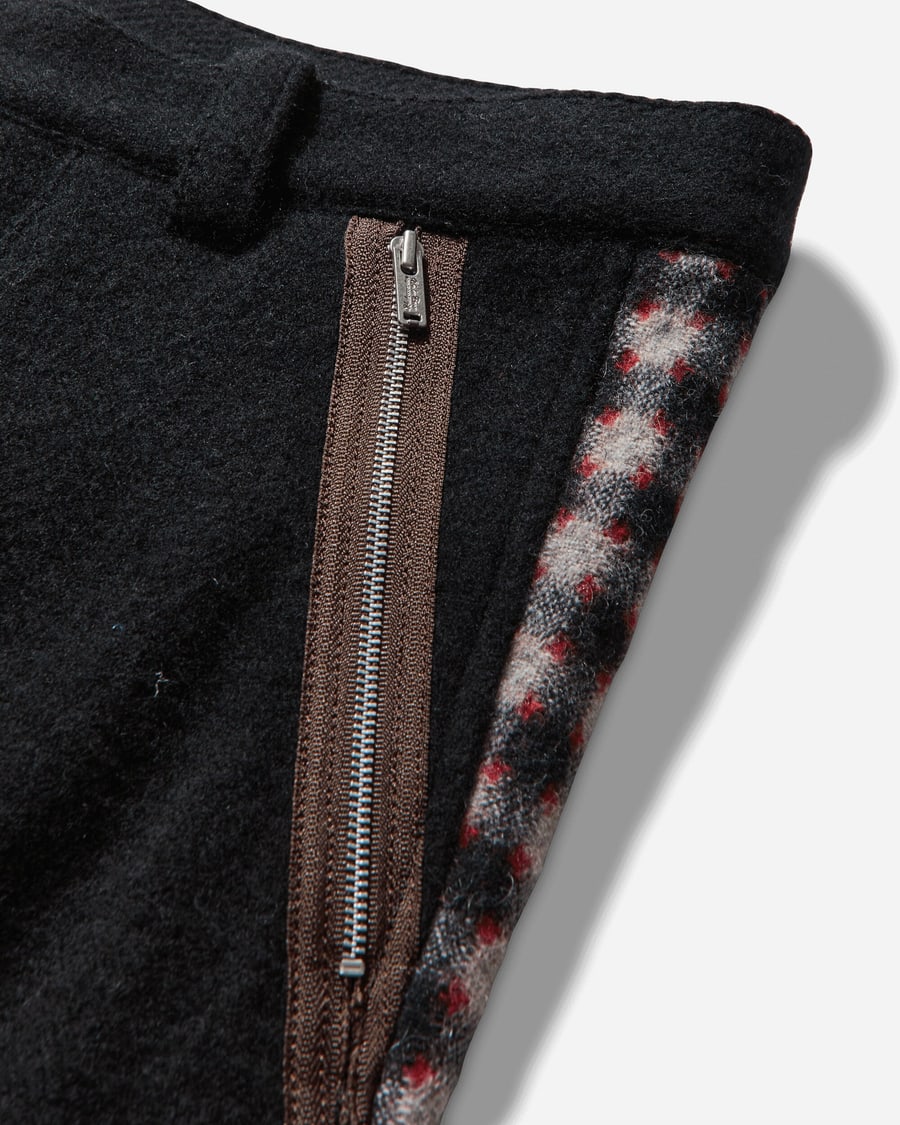 Undercover Men's Wool Zip Pants Black, view 4
