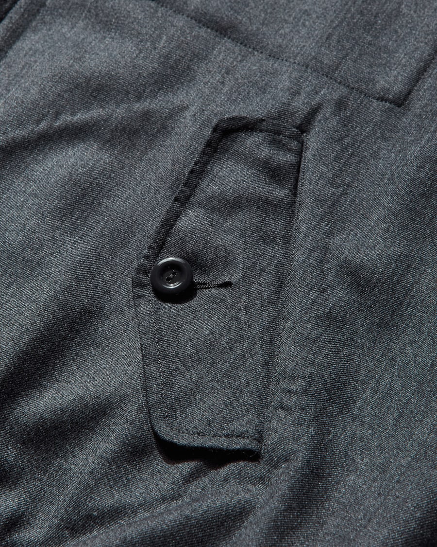Undercover Men's Wool Bomber Jacket Charcoal, view 4
