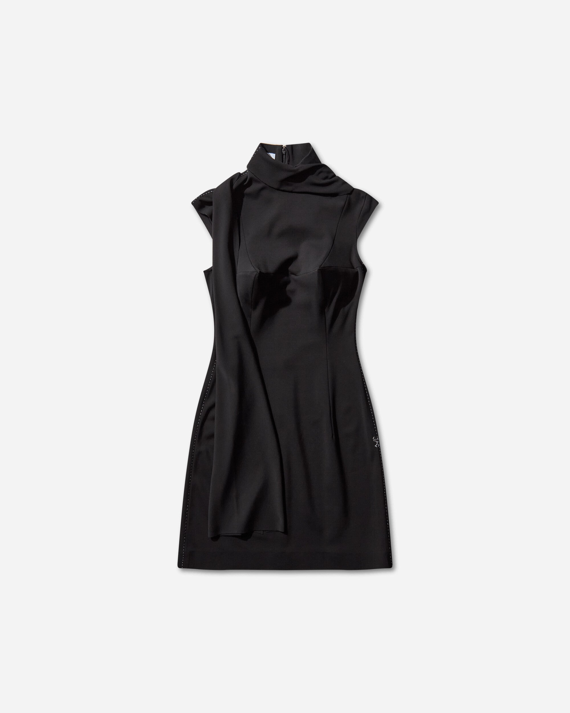 Jean Paul Gaultier Women's Short Conical Dress Black