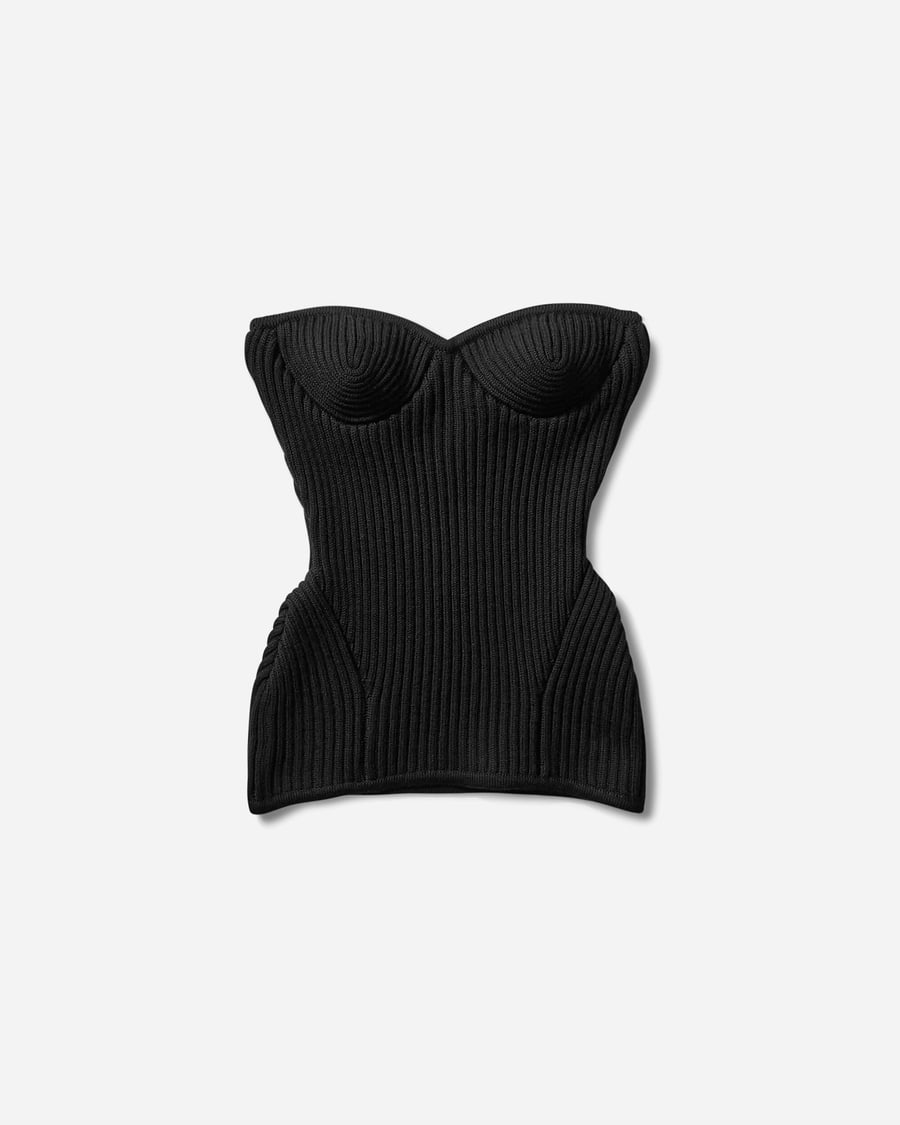 Jean Paul Gaultier Women's Corset Top Black