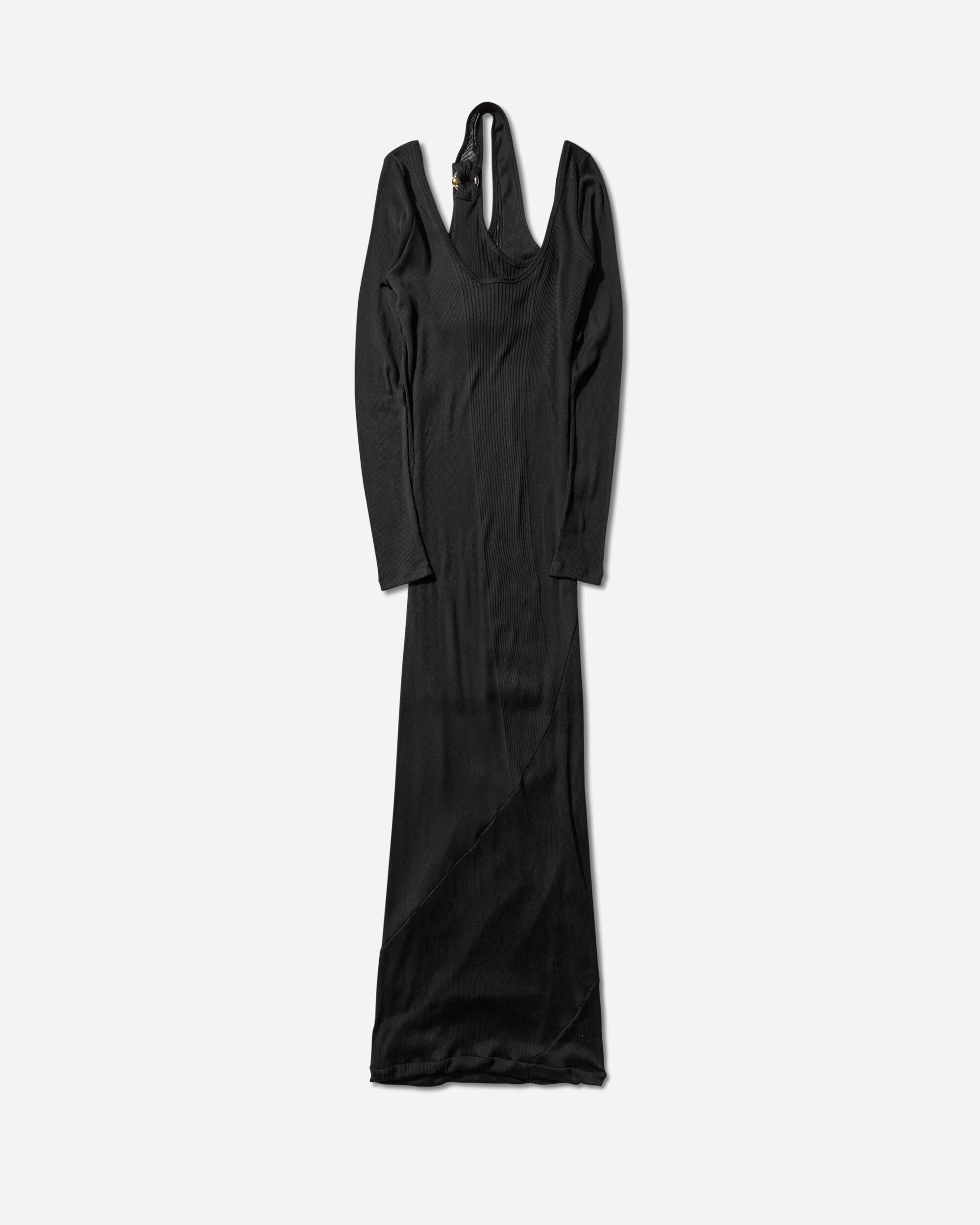 Jean Paul Gaultier Women's Piercing Longsleeve Dress Black