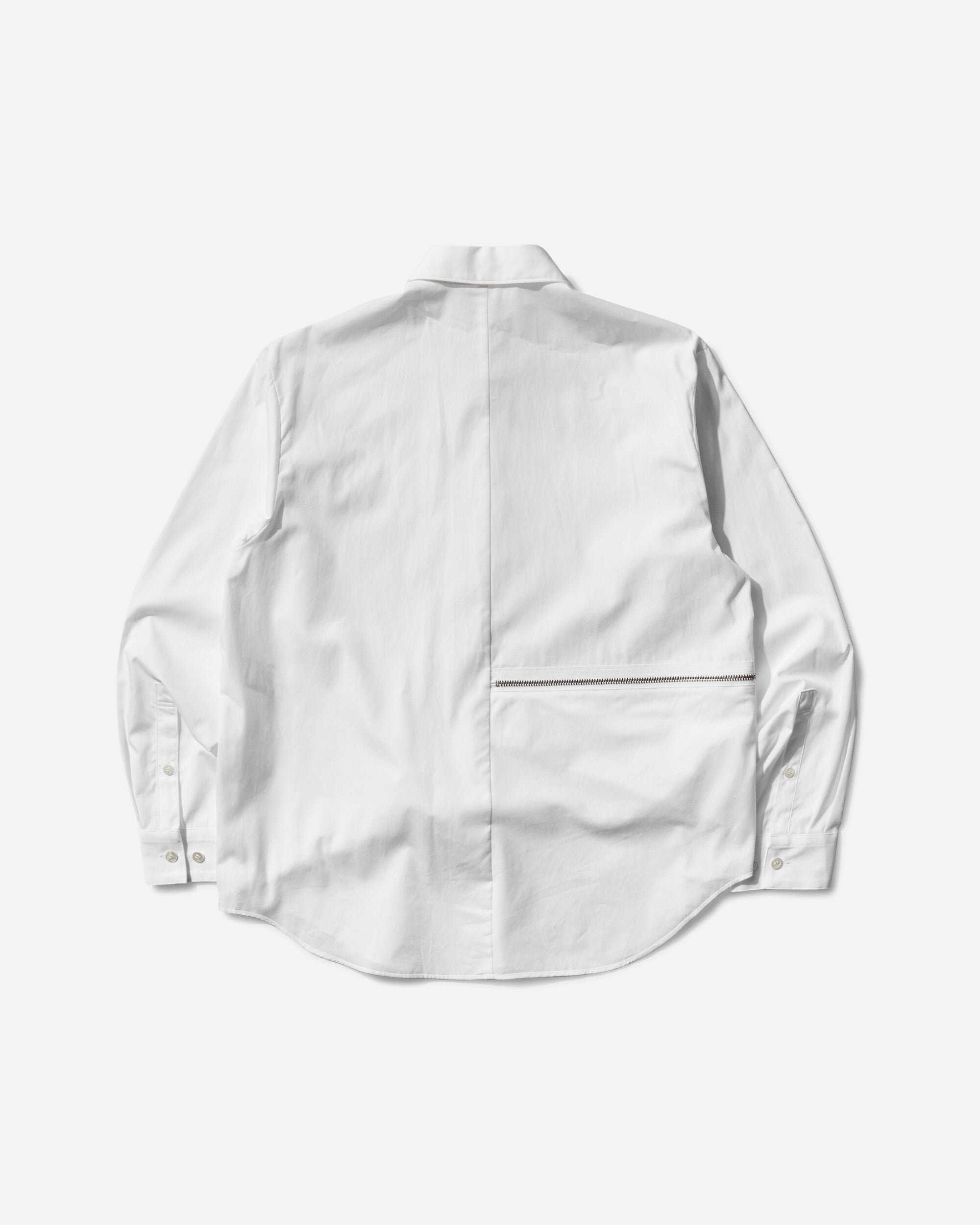 Undercover Women's Asymmetrical Zip Shirt White, view 2