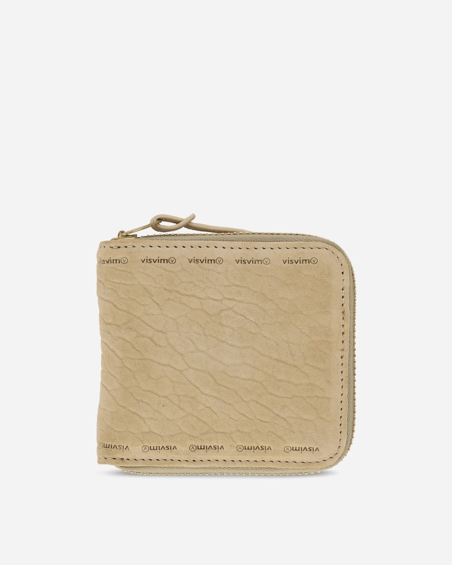 visvim Suede Bi-Fold Wallet Beige