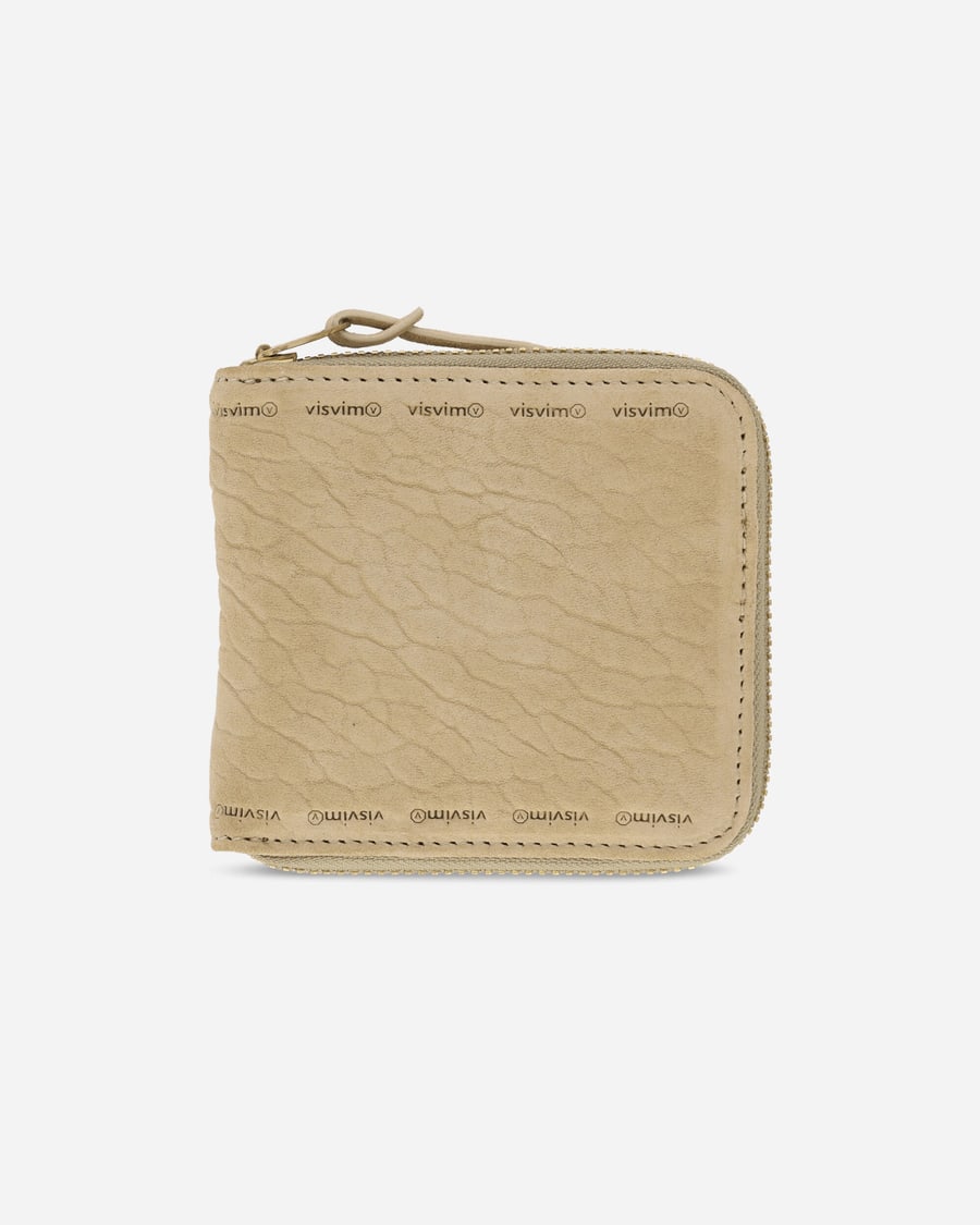 visvim Suede Bi-Fold Wallet Beige, view 2