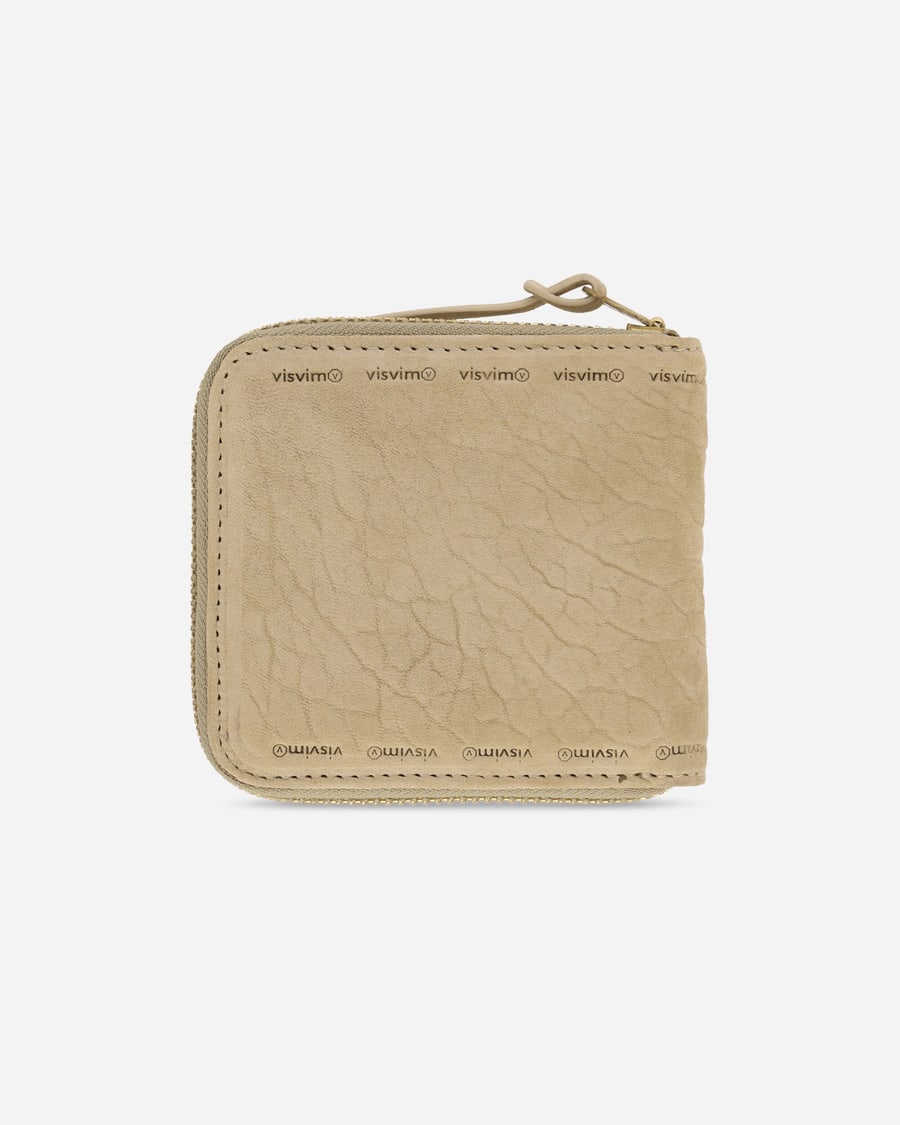 visvim Suede Bi-Fold Wallet Beige, view 4
