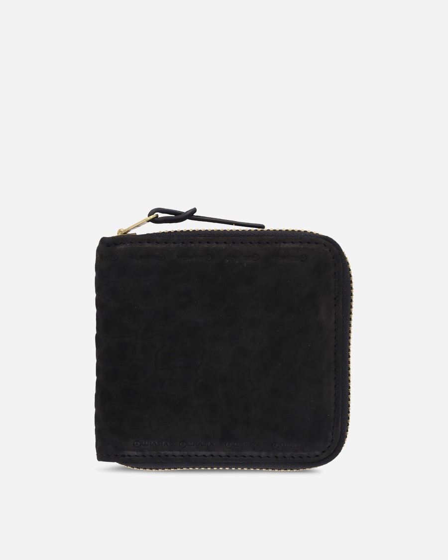 visvim Suede Bi-Fold Wallet Black