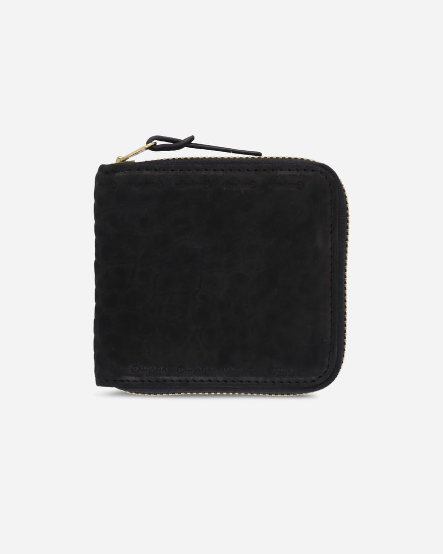 visvim Suede Bi-Fold Wallet Black, view 2