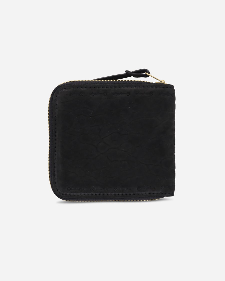 visvim Suede Bi-Fold Wallet Black, view 4