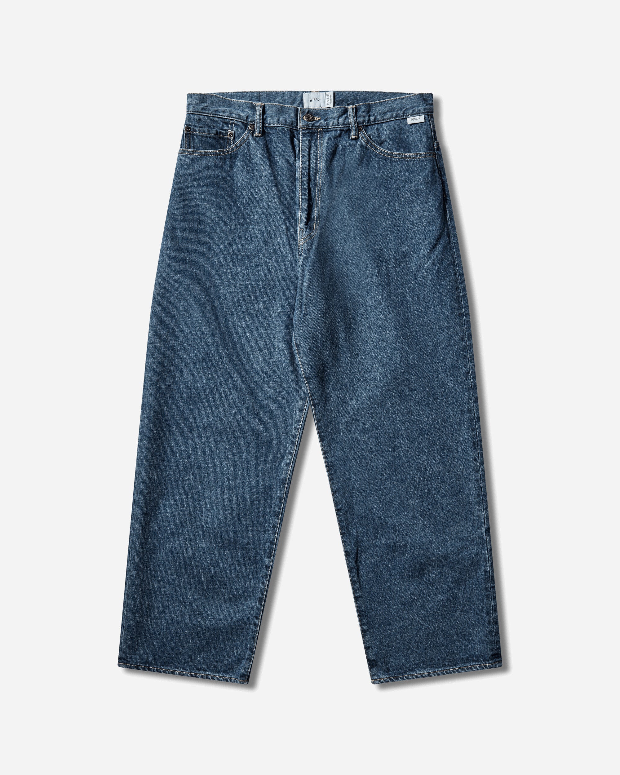 WTAPS Men's Blues Straight Pants Indigo