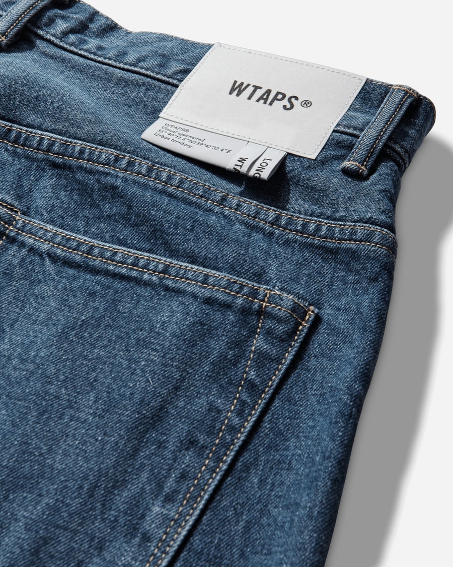 WTAPS Men's Blues Straight Pants Indigo, view 3