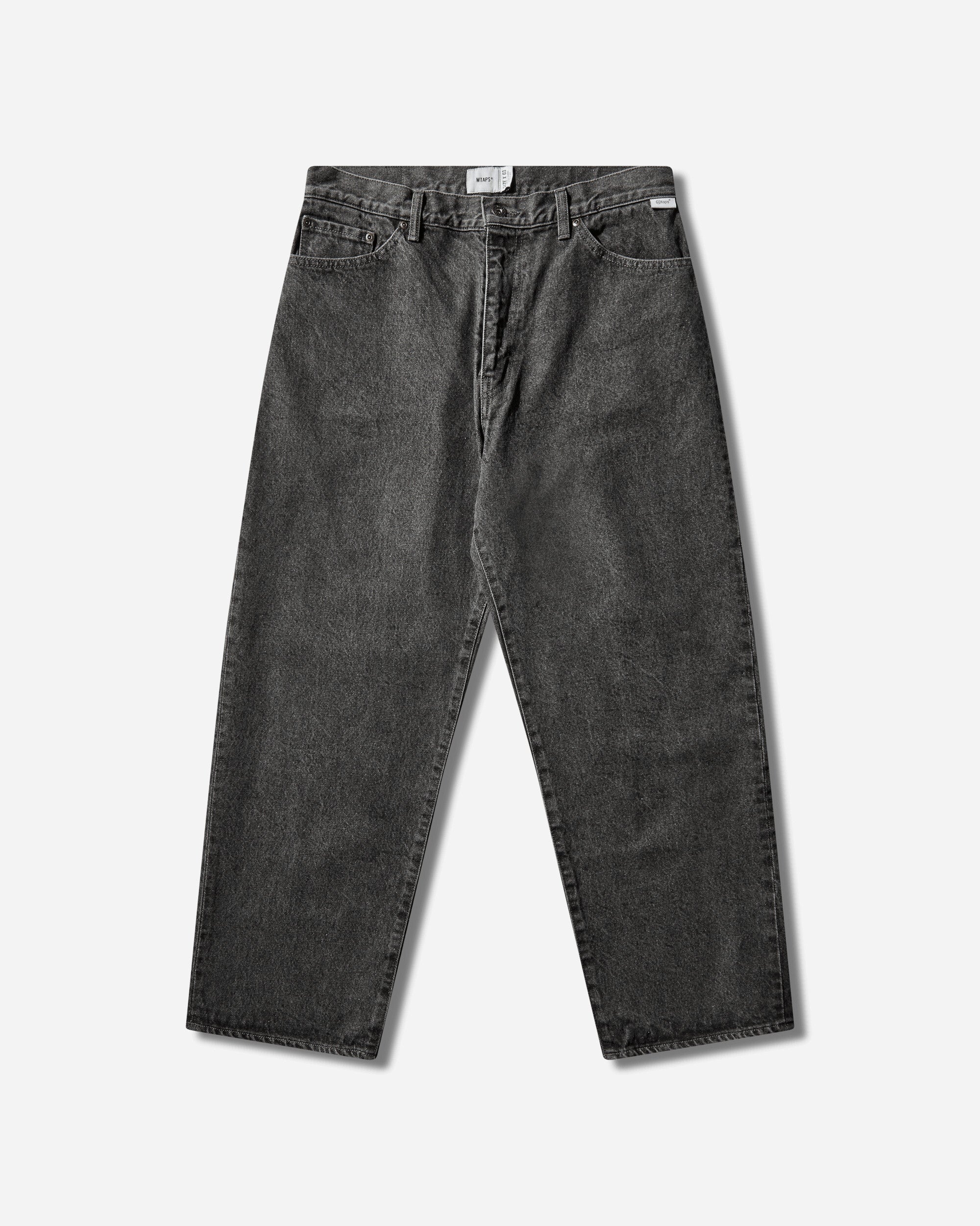 WTAPS Men's Blues Straight Pants Black