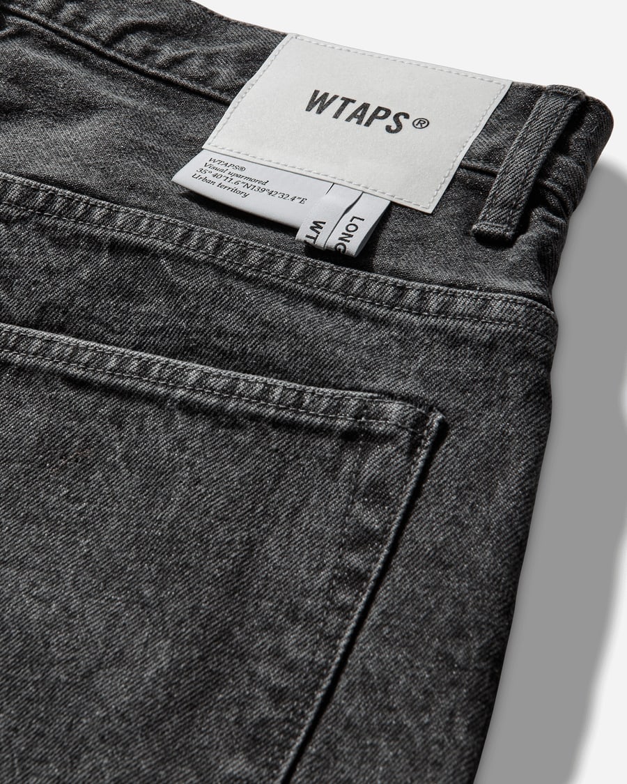 WTAPS Men's Blues Straight Pants Black, view 4