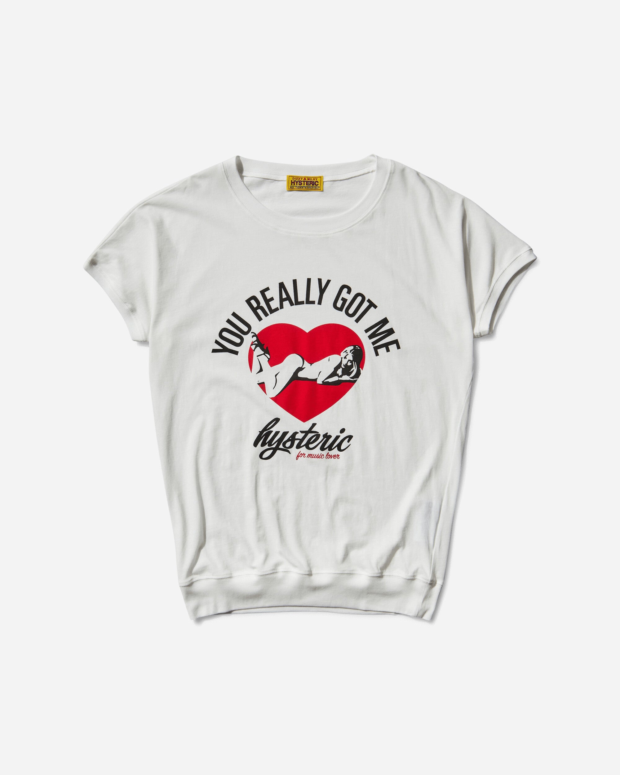 Hysteric Glamour Women's Music Lover T-Shirt White