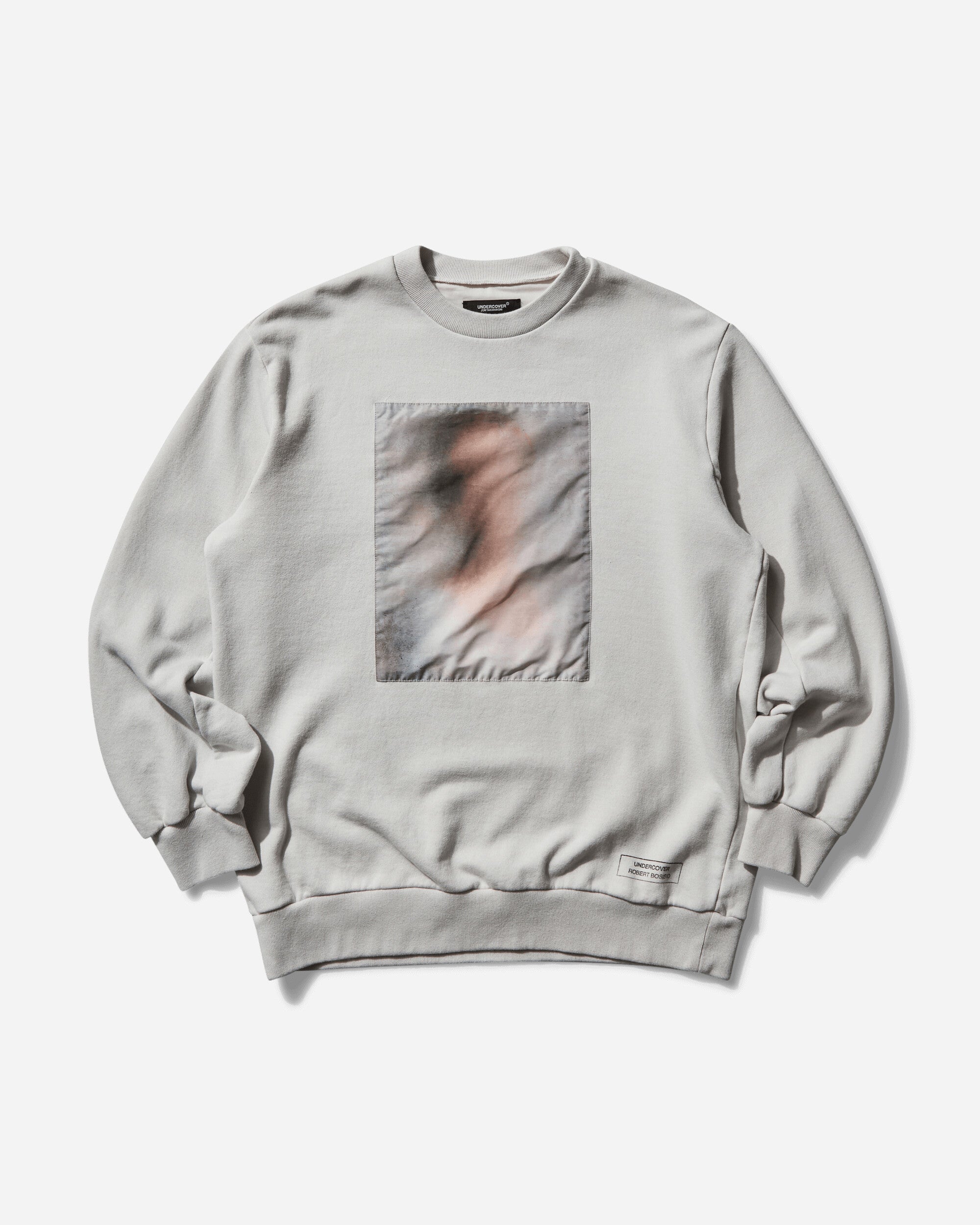 Undercover Men's Robert Bosisio Crewneck Sweatshirt Light Beige Gray